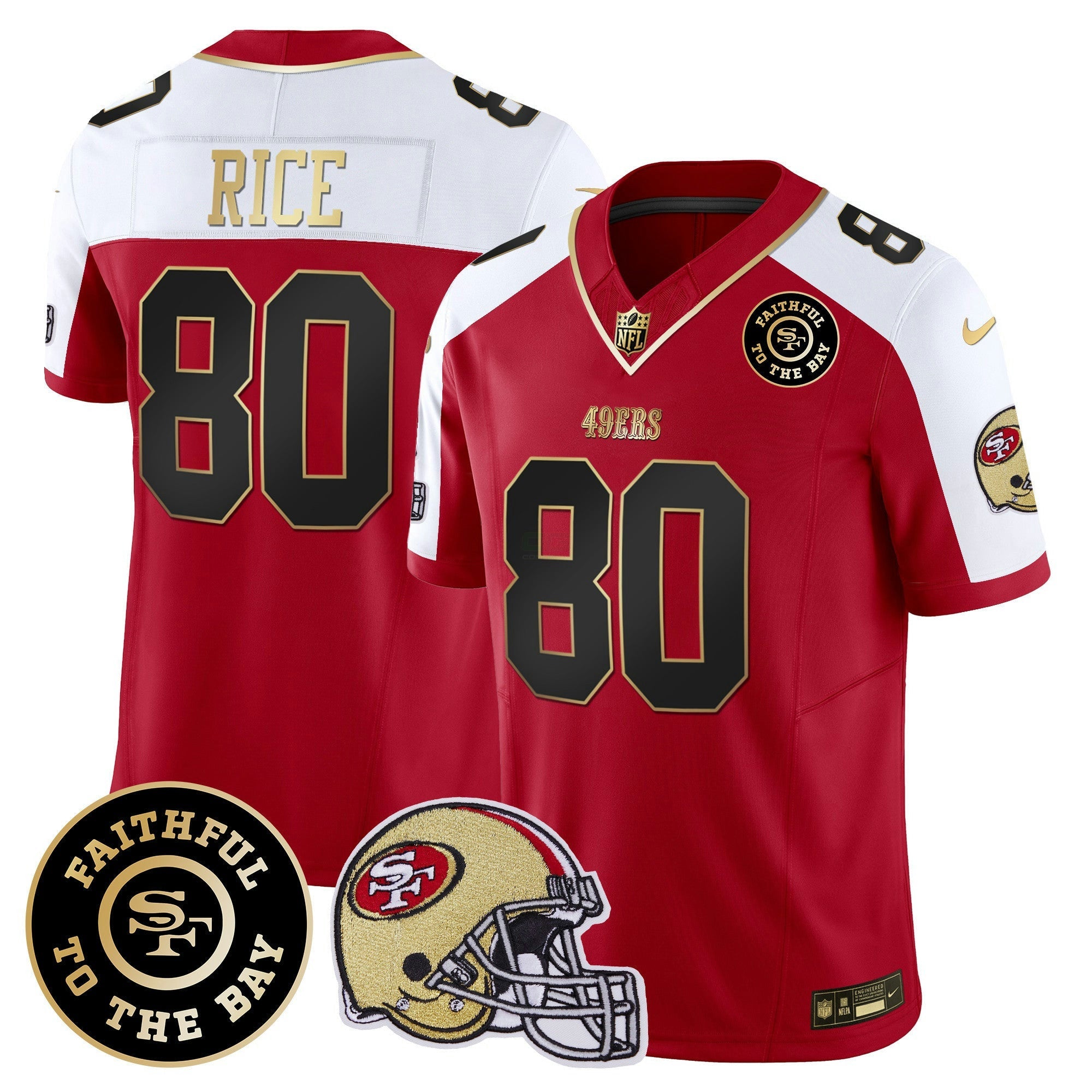 Camisa NFL Men’s Faithful To The Bay Patch Vapor Limited Jersey V5
