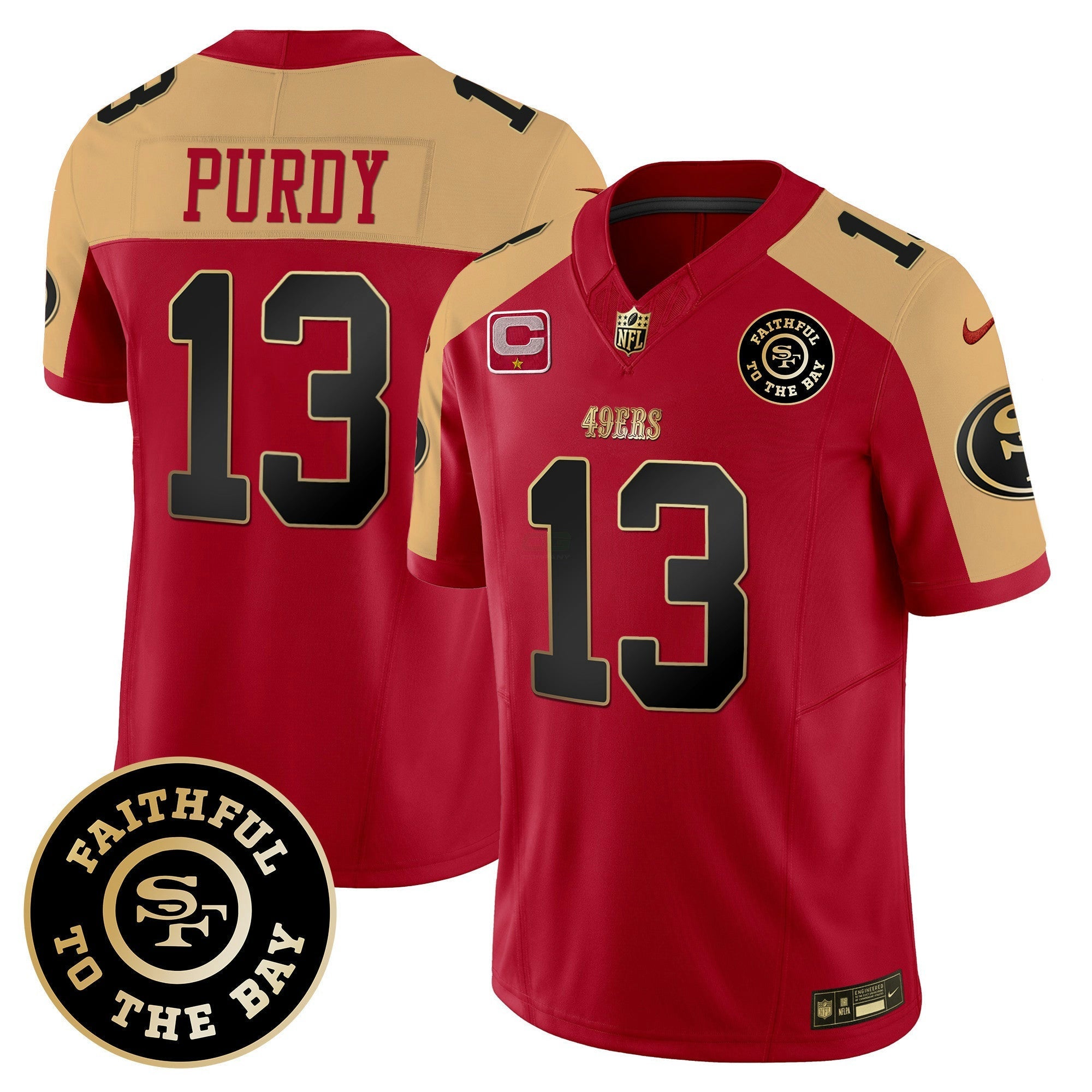 Camisa NFL Men’s Faithful To The Bay Patch Vapor Limited Jersey V7
