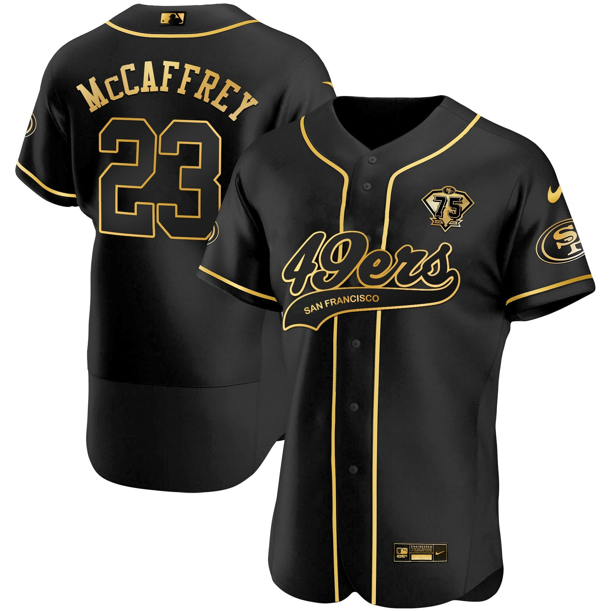 Camisa NFL Men’s Flex Base Dourada Jersey