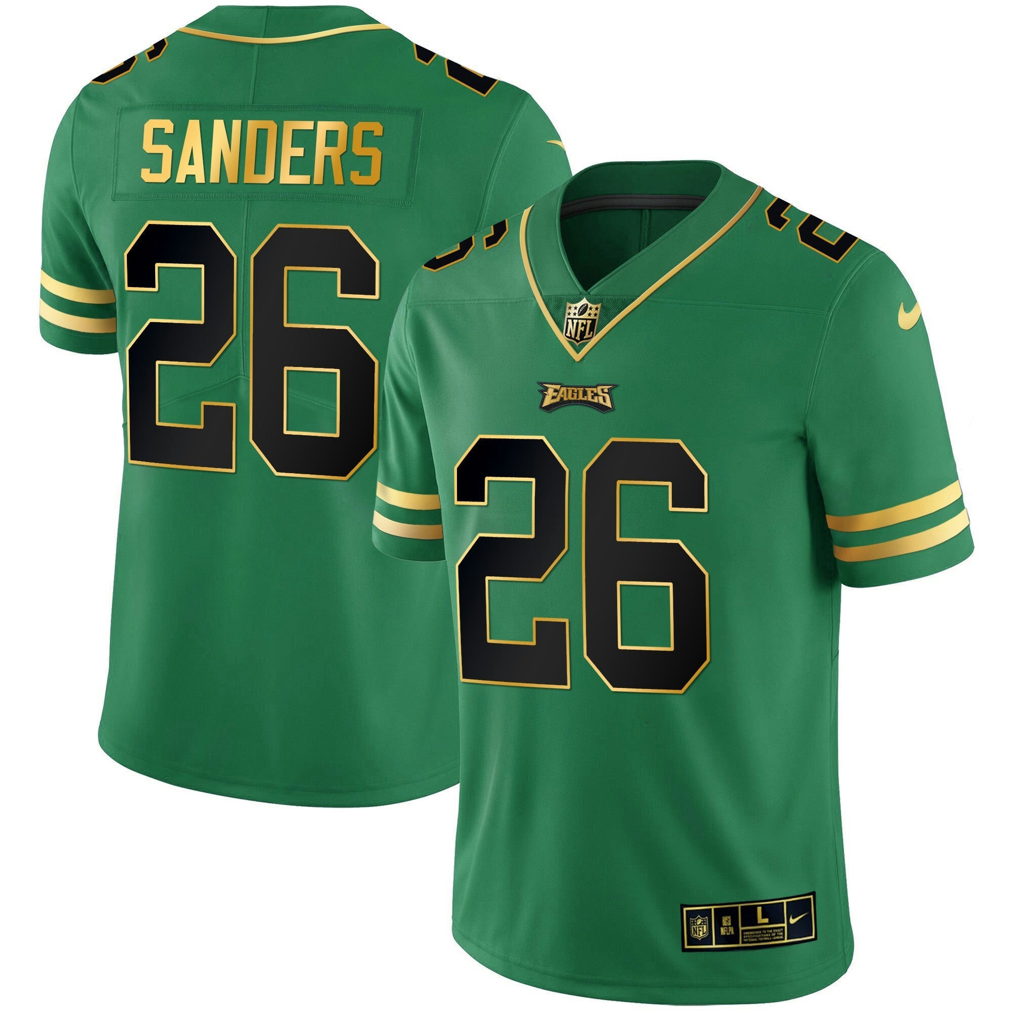 Camisa NFL Men’s Gold & Kelly Vapor Jersey V3