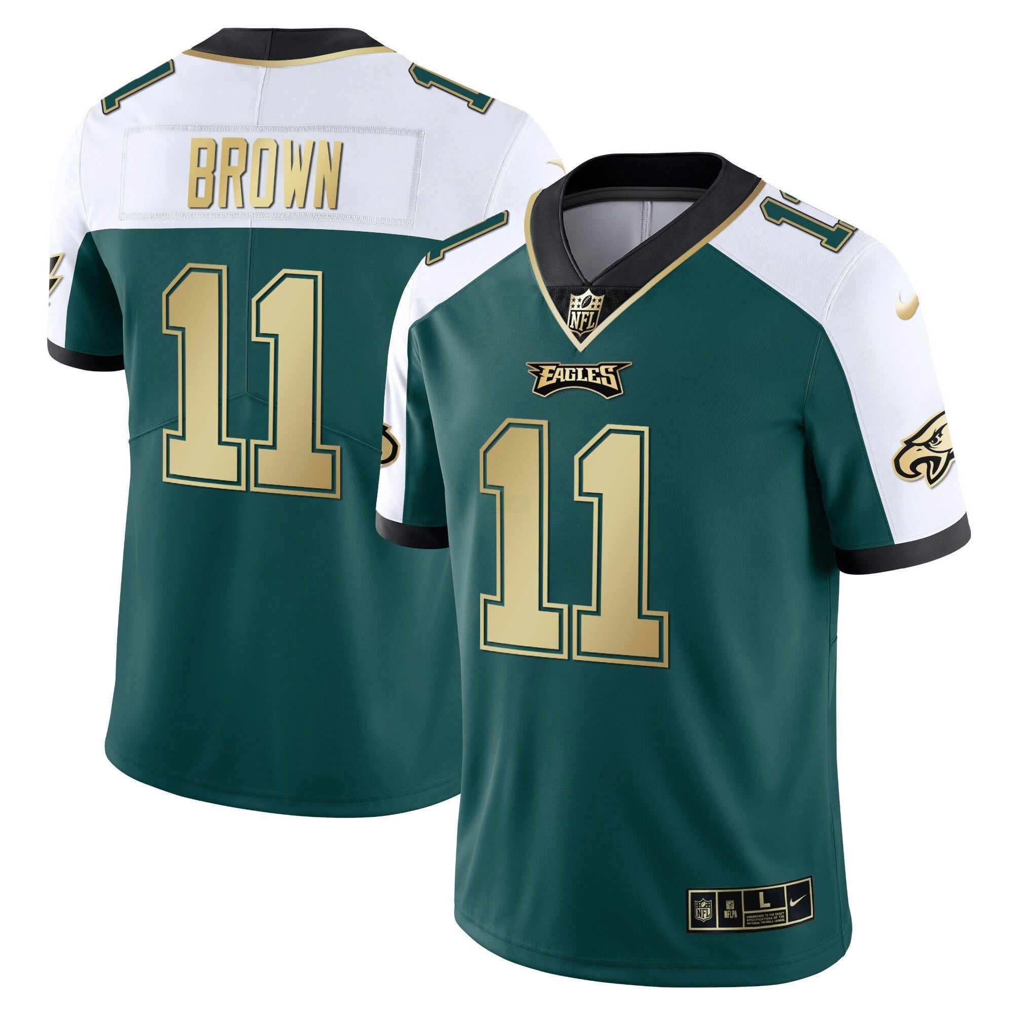 Camisa NFL Men’s Gold & Split Vapor