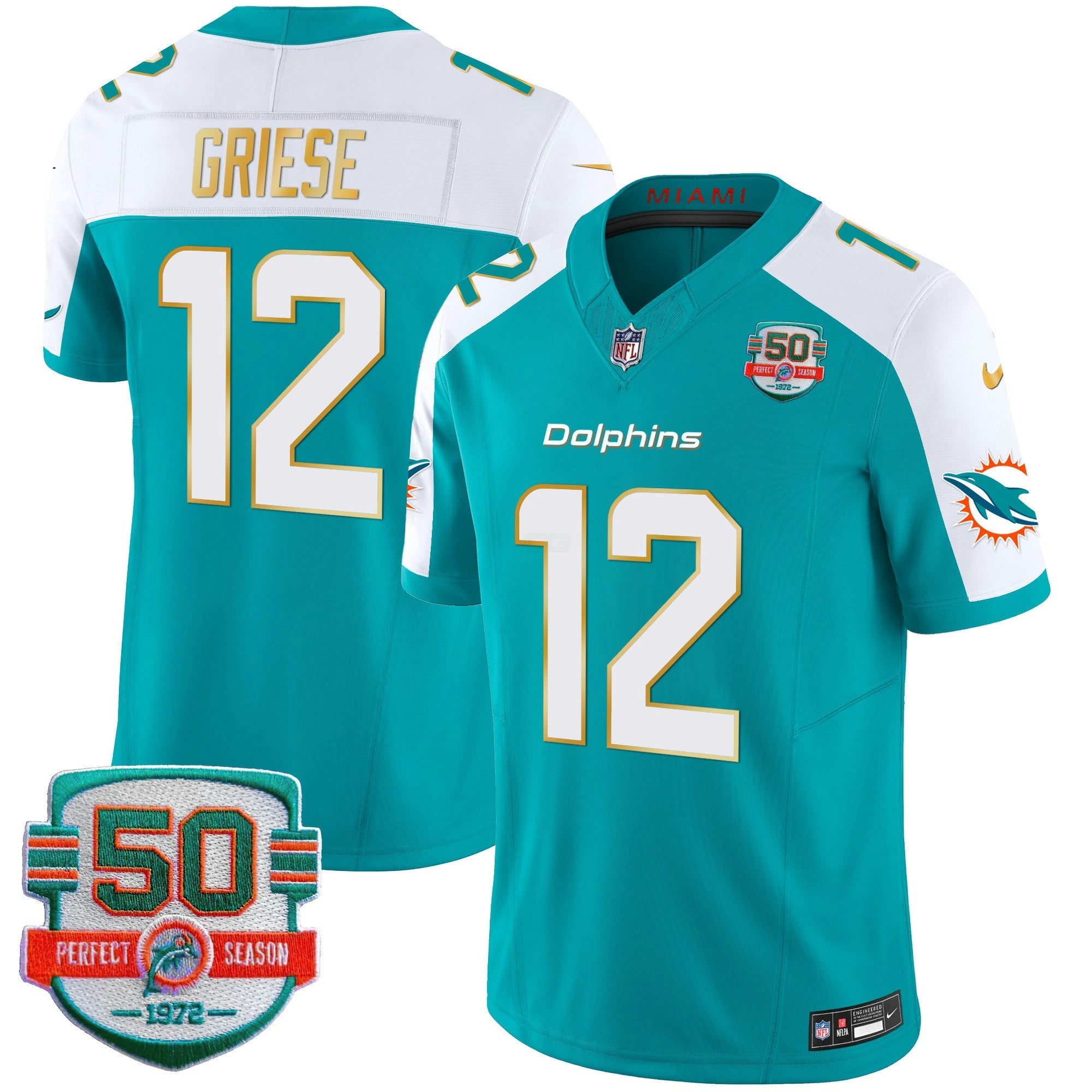 Camisa NFL Men’s Gold Trim Vapor Limited Jersey