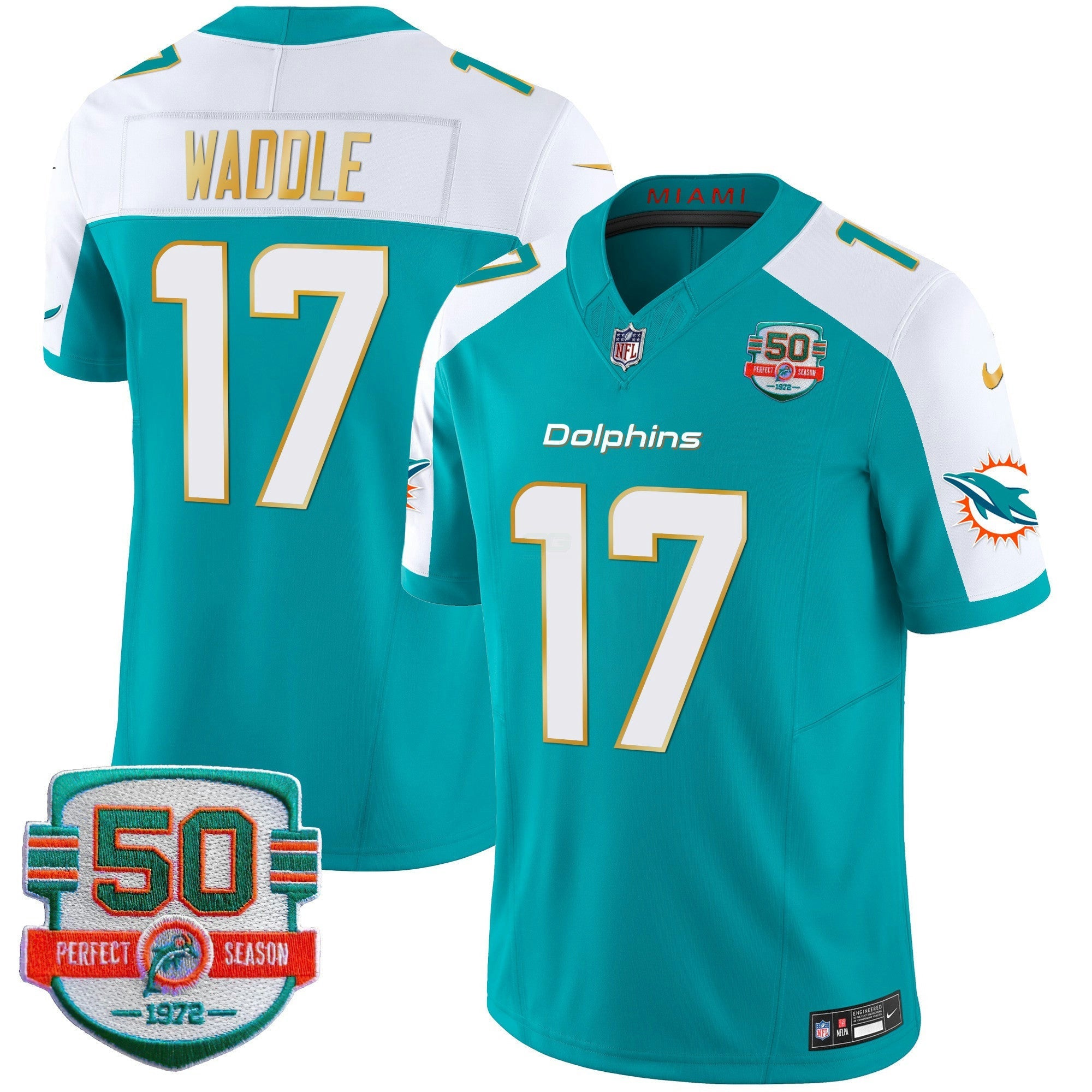 Camisa NFL Men’s Gold Trim Vapor Limited Jersey