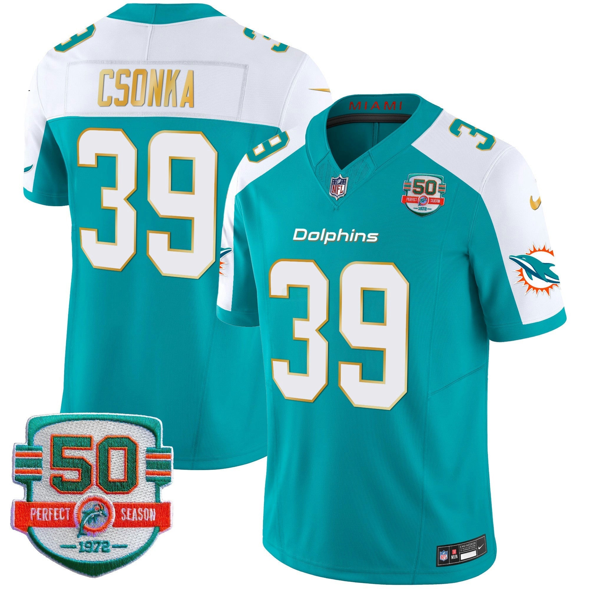 Camisa NFL Men’s Gold Trim Vapor Limited Jersey