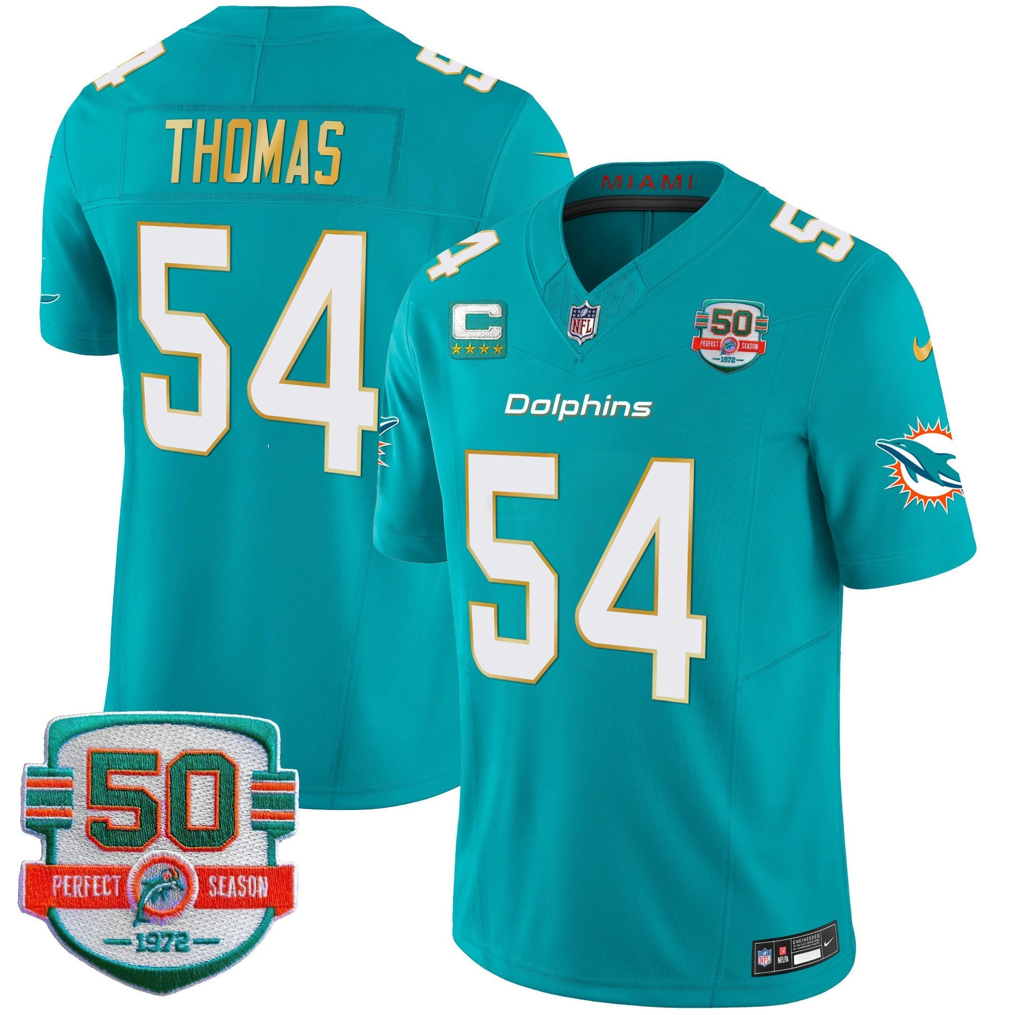 Camisa NFL Men’s Gold Trim Vapor Limited Jersey