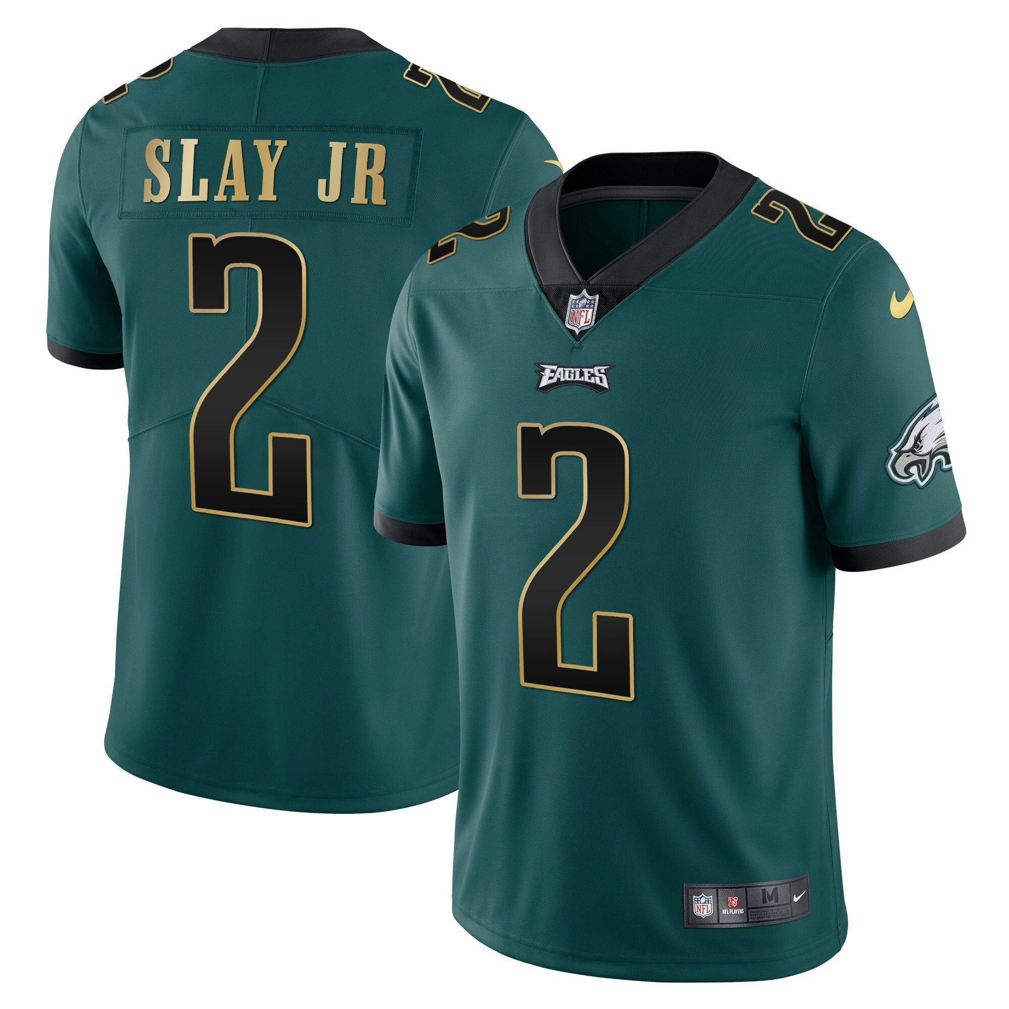 Camisa NFL Men’s Gold Trim Vapor Player Jersey