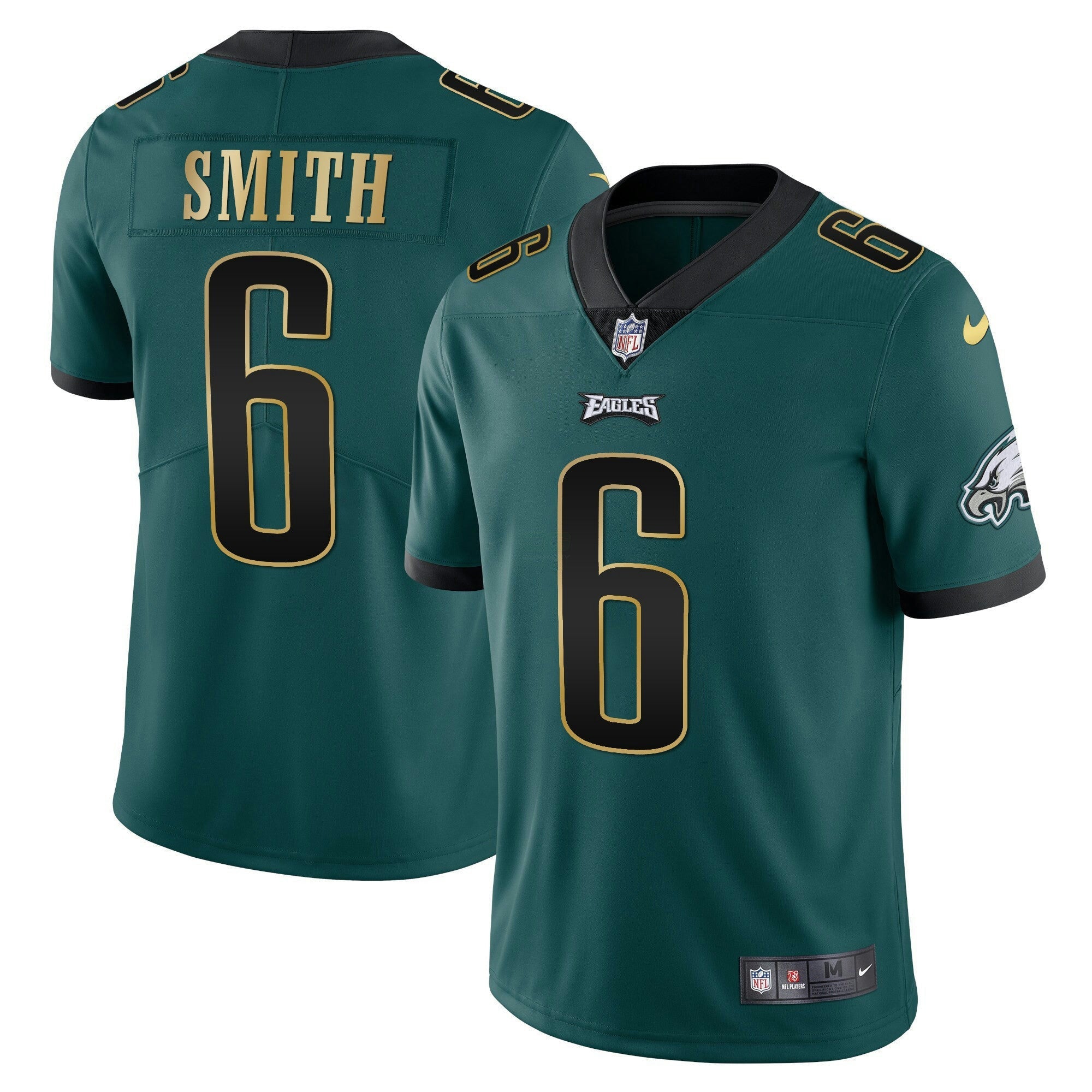 Camisa NFL Men’s Gold Trim Vapor Player Jersey
