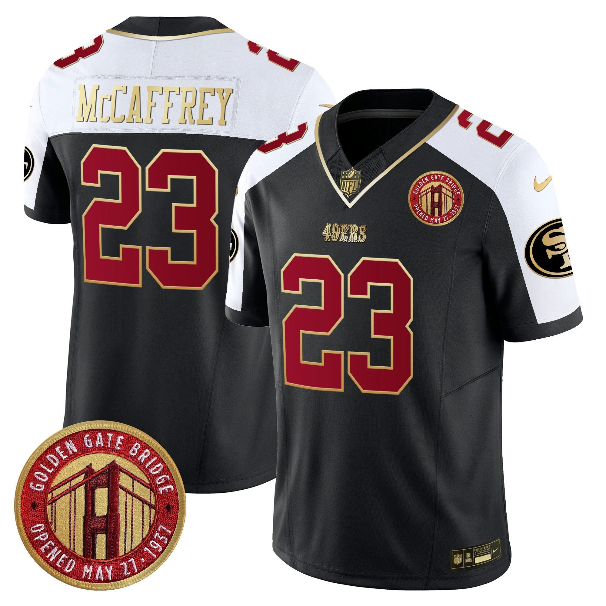 Camisa NFL Men’s Golden Gate Bridge Patch Vapor Limited Jersey