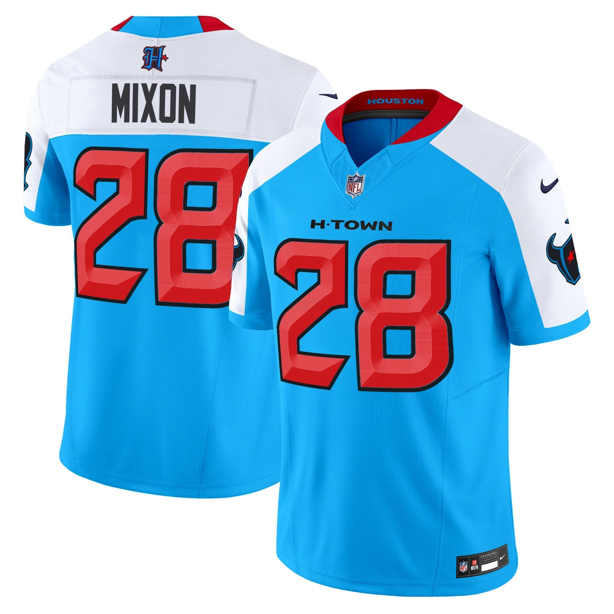 Camisa NFL Men’s Houston 2024 Vapor Limited Azul Jersey