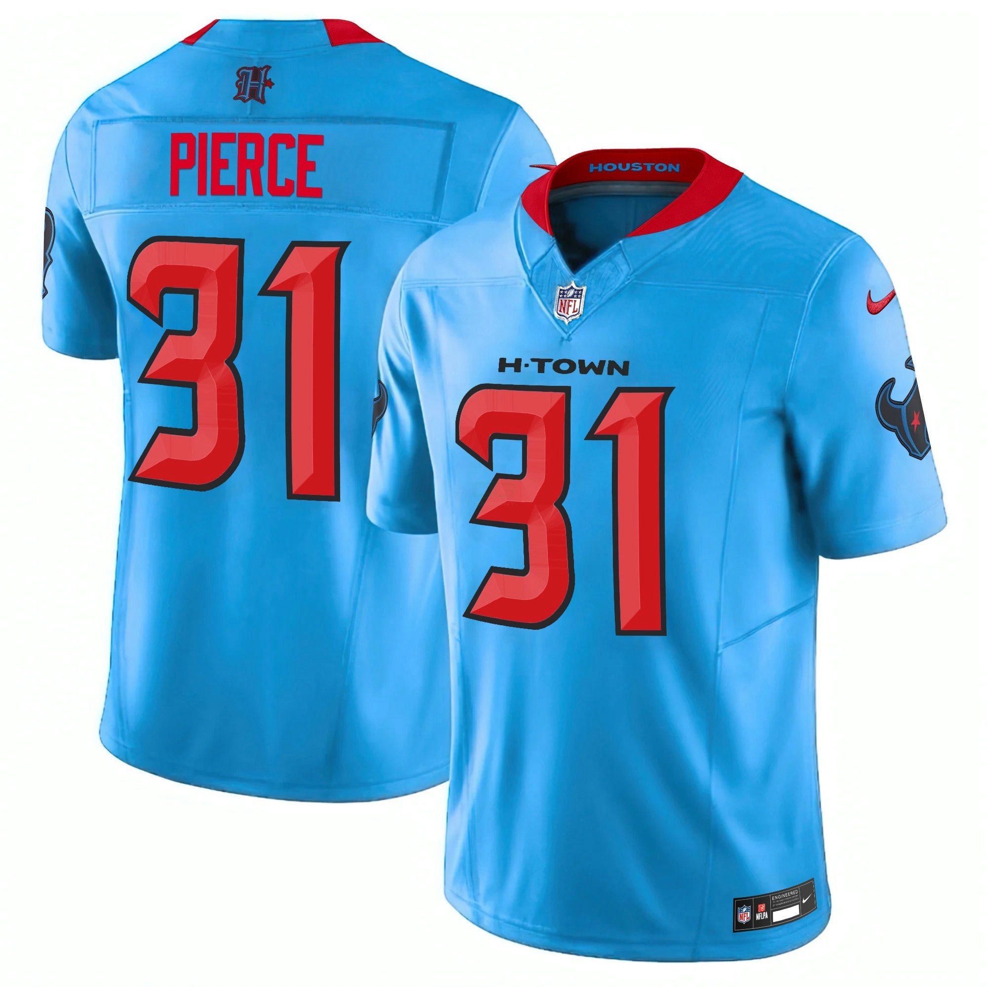 Camisa NFL Men’s Houston 2024 Vapor Limited Azul Jersey