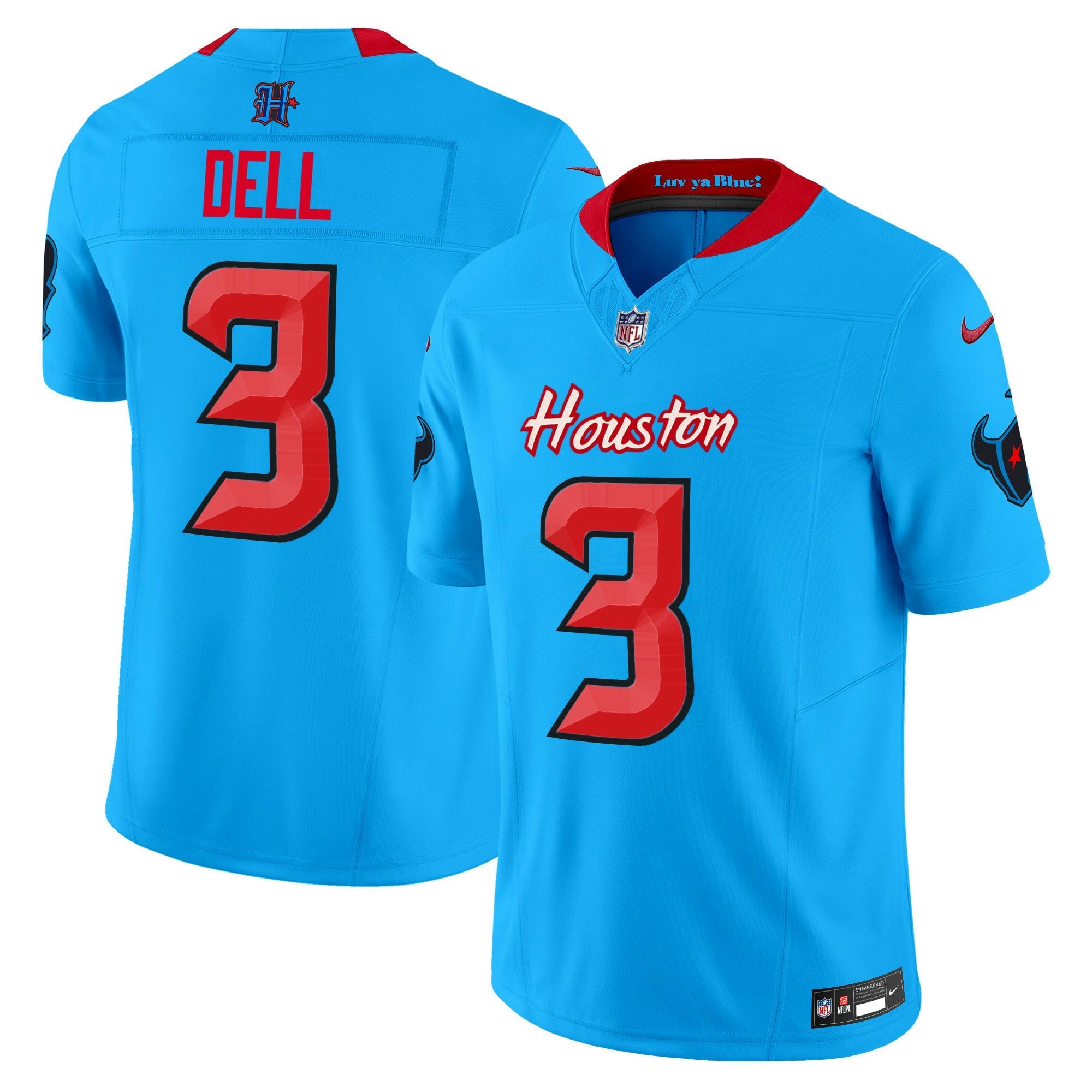 Camisa NFL Men’s Houston 2024 Vapor Limited Jersey V4