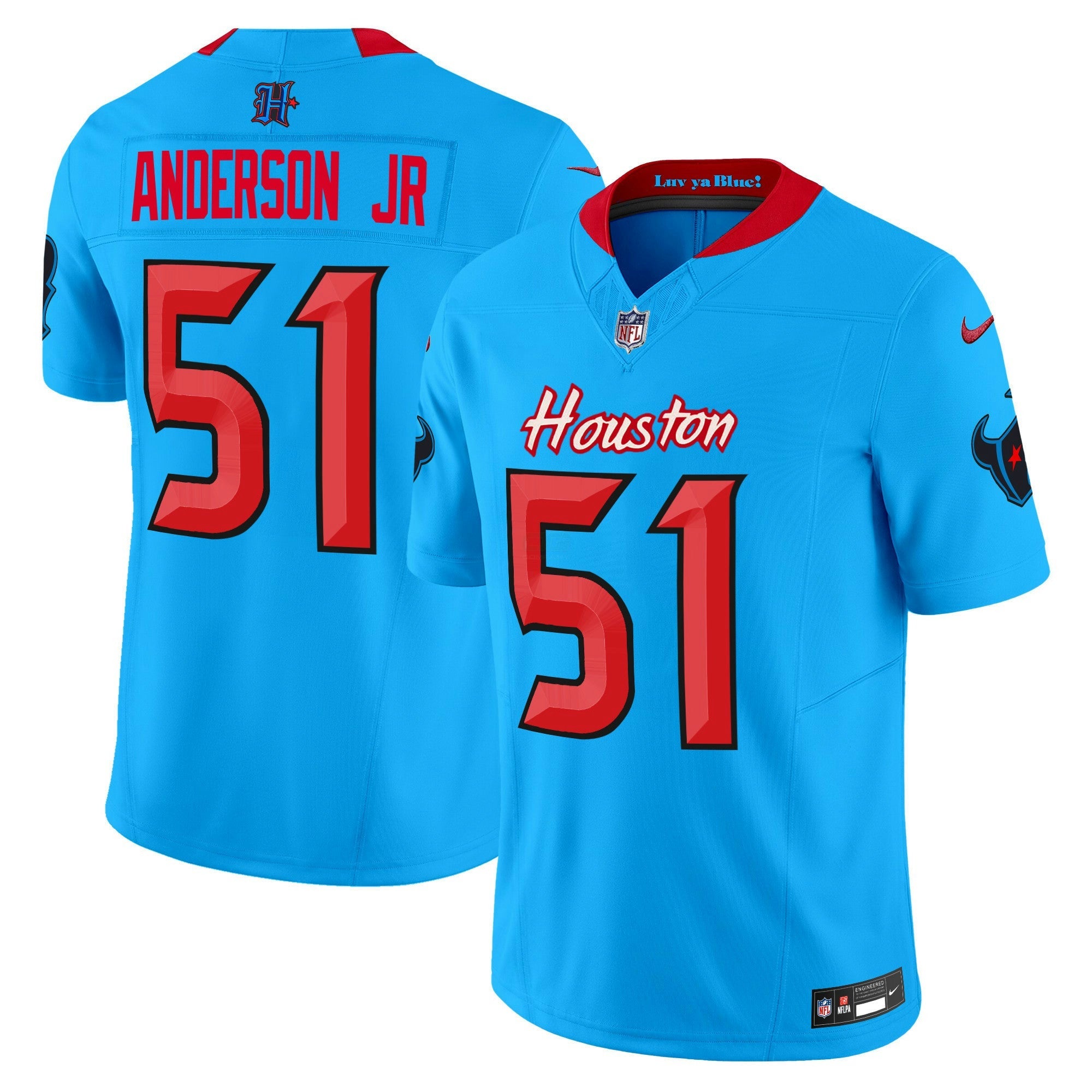 Camisa NFL Men’s Houston 2024 Vapor Limited Jersey V4