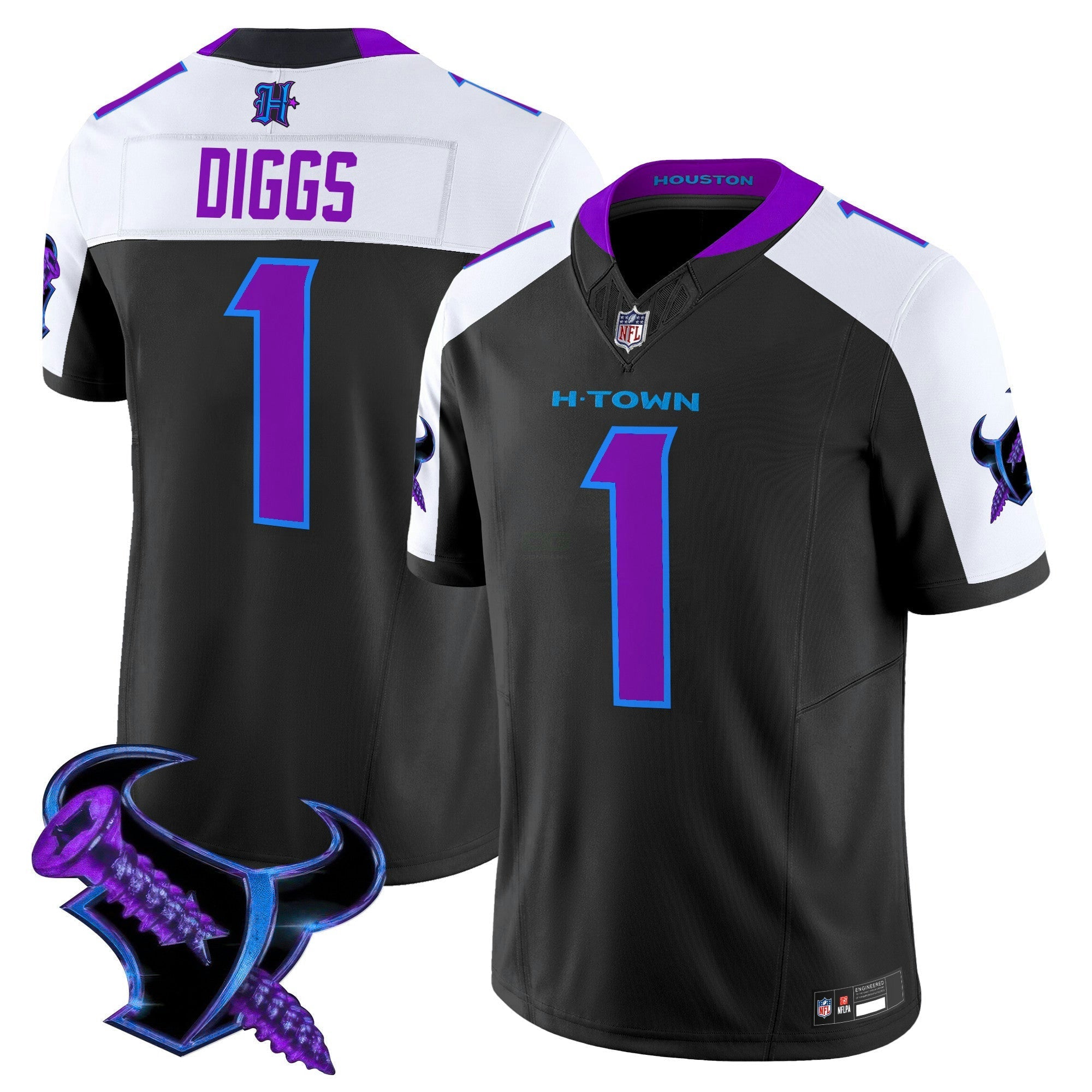 Camisa NFL Men’s Houston 2025 DJ Screw Vapor Limited Jersey