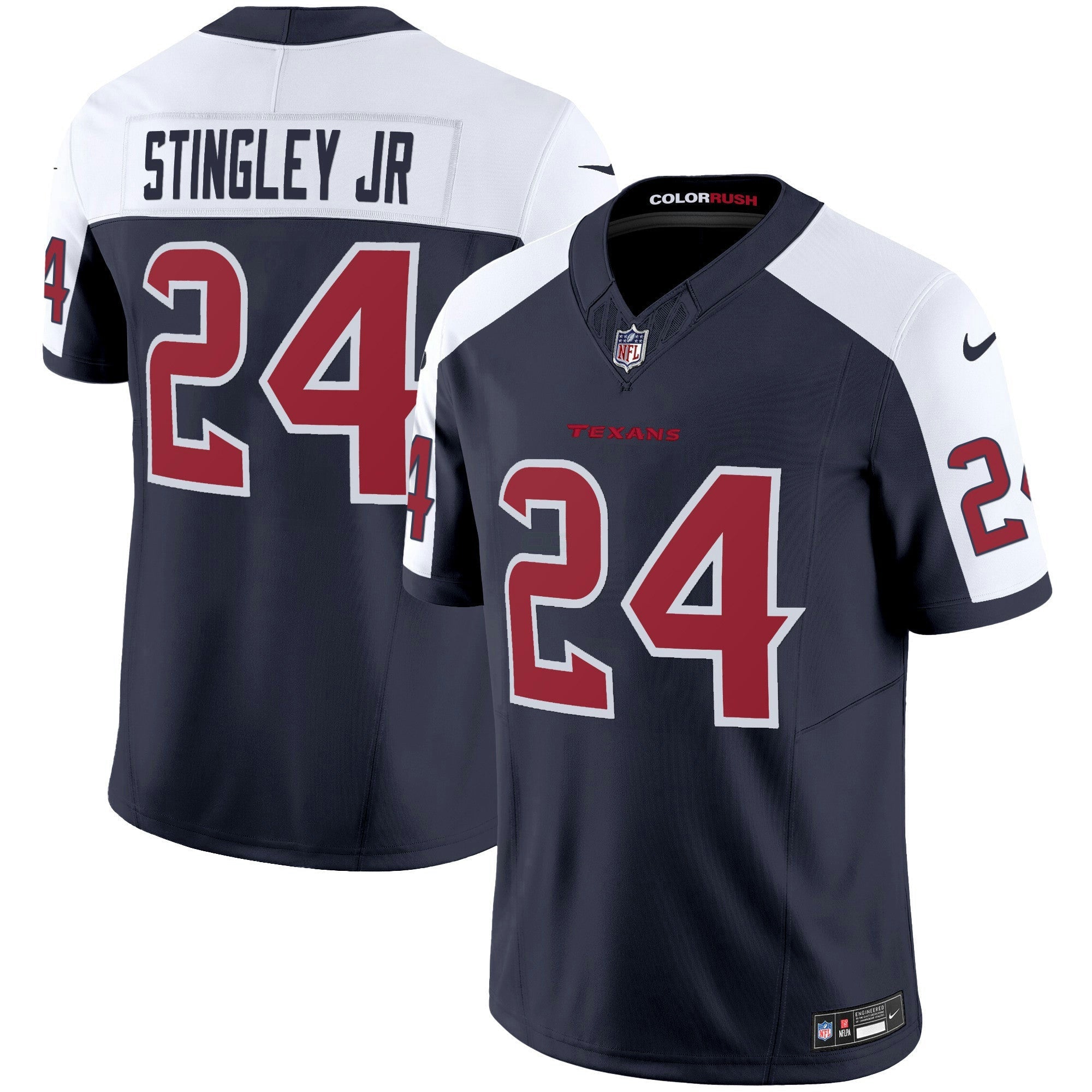 Camisa NFL Men’s Houston Color Rush Legend Vapor Jersey