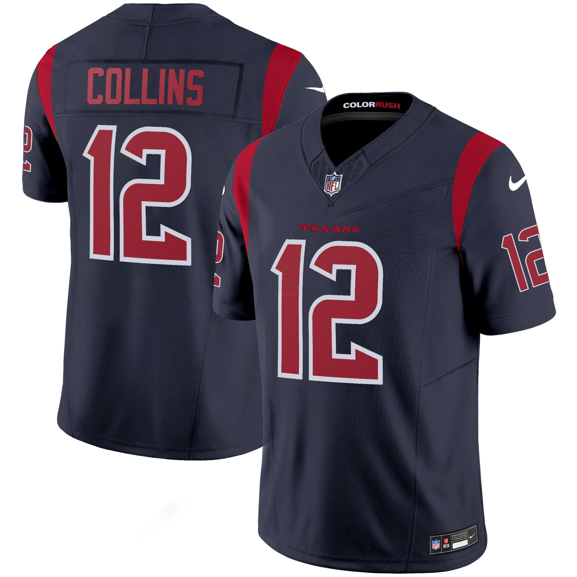 Camisa NFL Men’s Houston Color Rush Legend Vapor Jersey