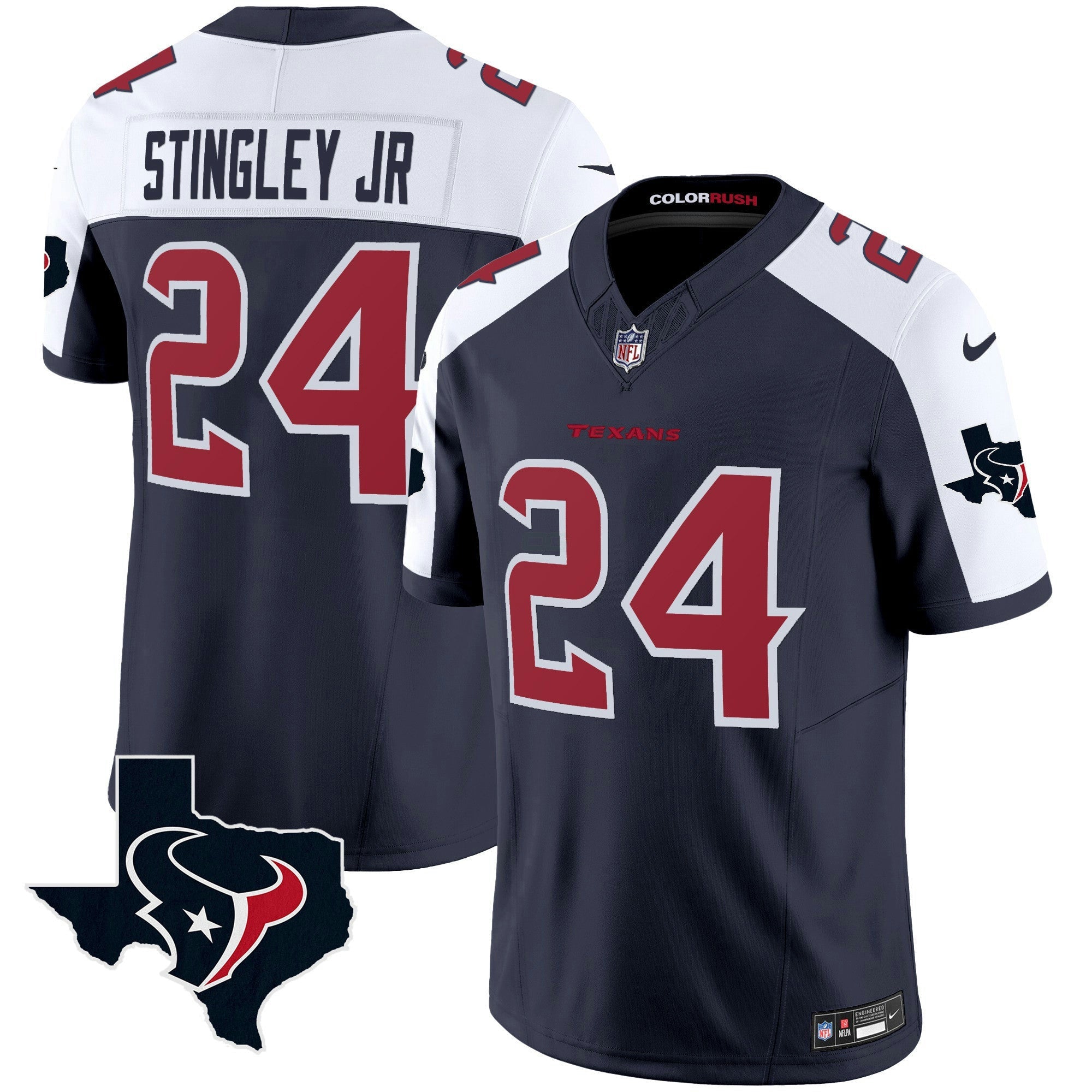 Camisa NFL Men’s Houston Color Rush Legend Vapor Jersey V2