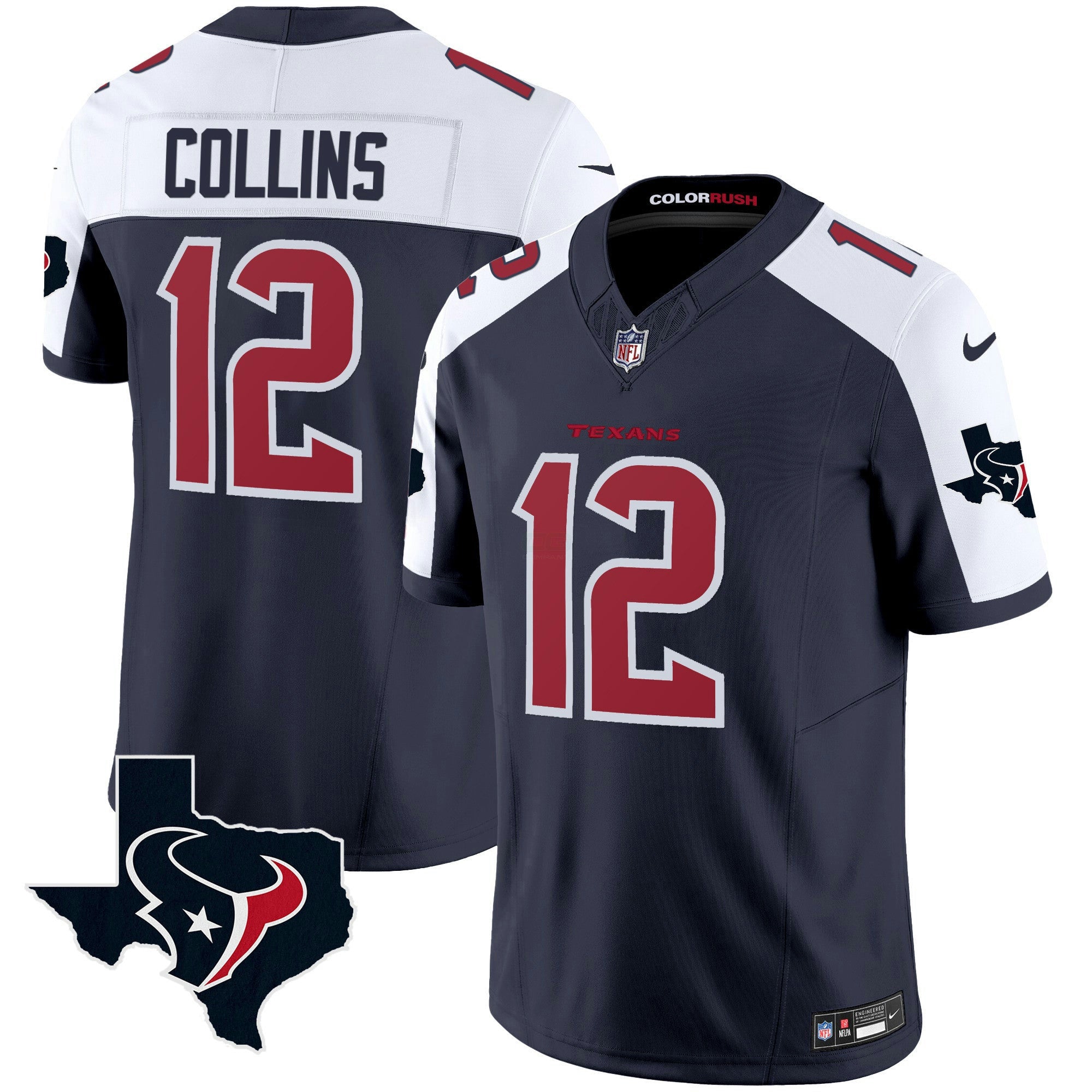 Camisa NFL Men’s Houston Color Rush Legend Vapor Jersey V2