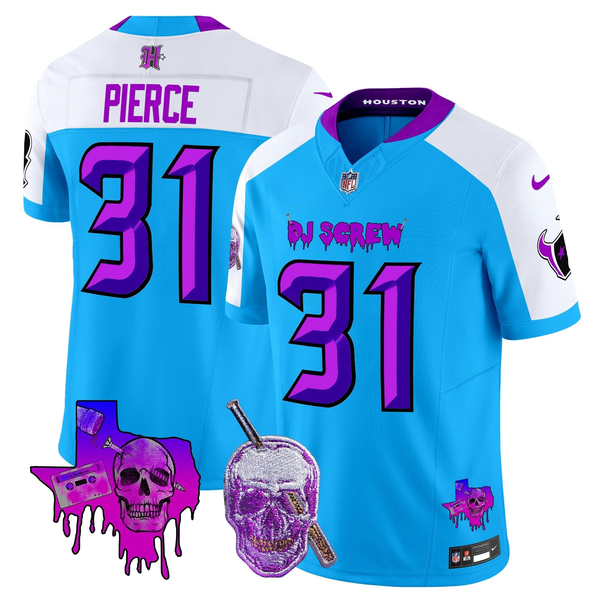 Camisa NFL Men’s Houston DJ Screw Vapor Limited Jersey