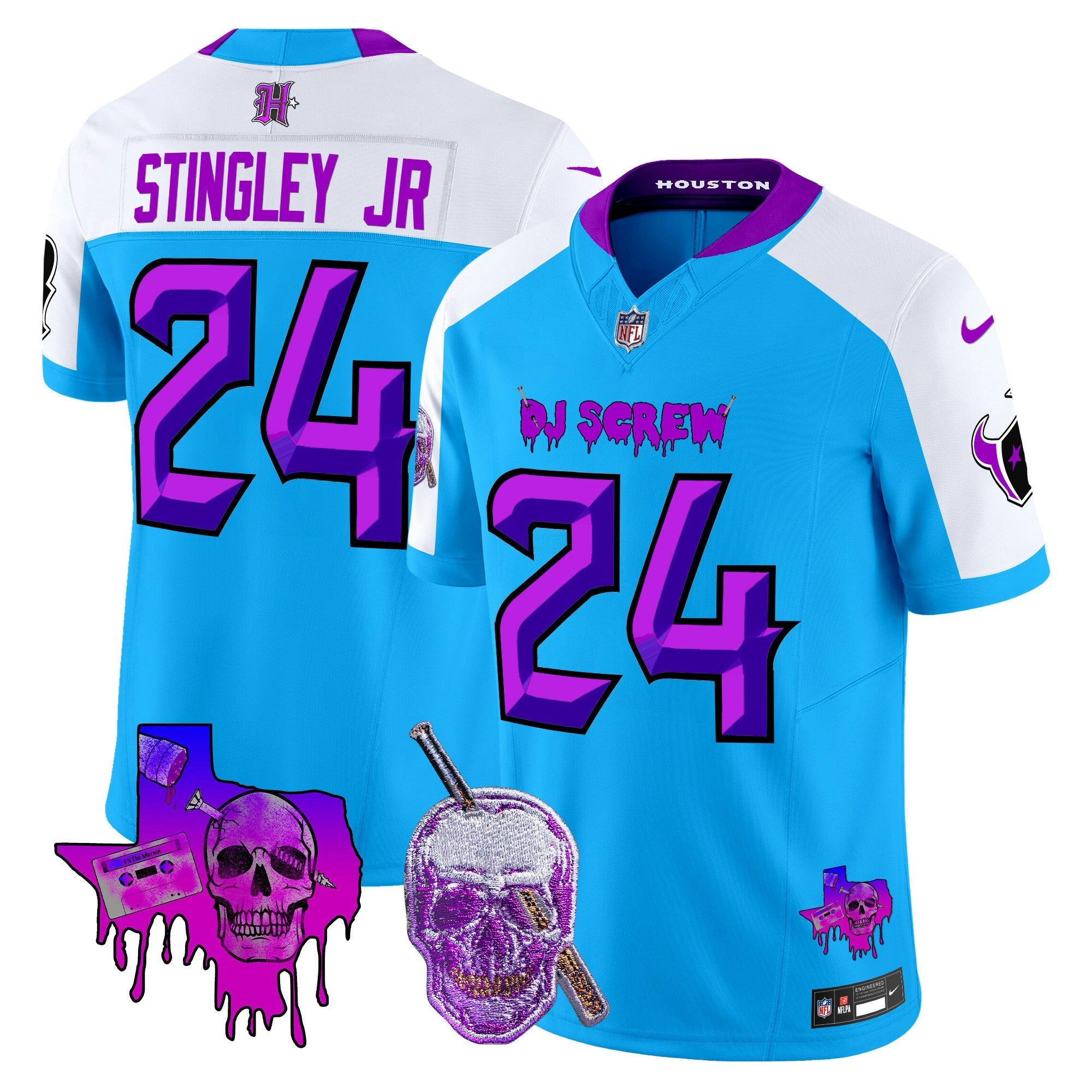 Camisa NFL Men’s Houston DJ Screw Vapor Limited Jersey