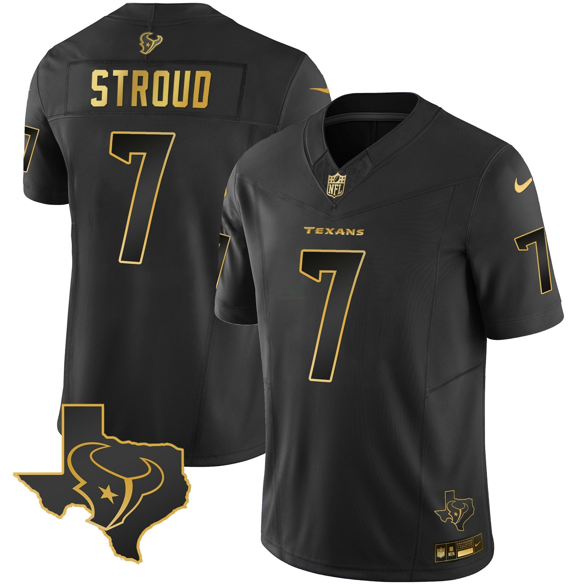 Camisa NFL Men’s Houston Gold Vapor Limited Jersey