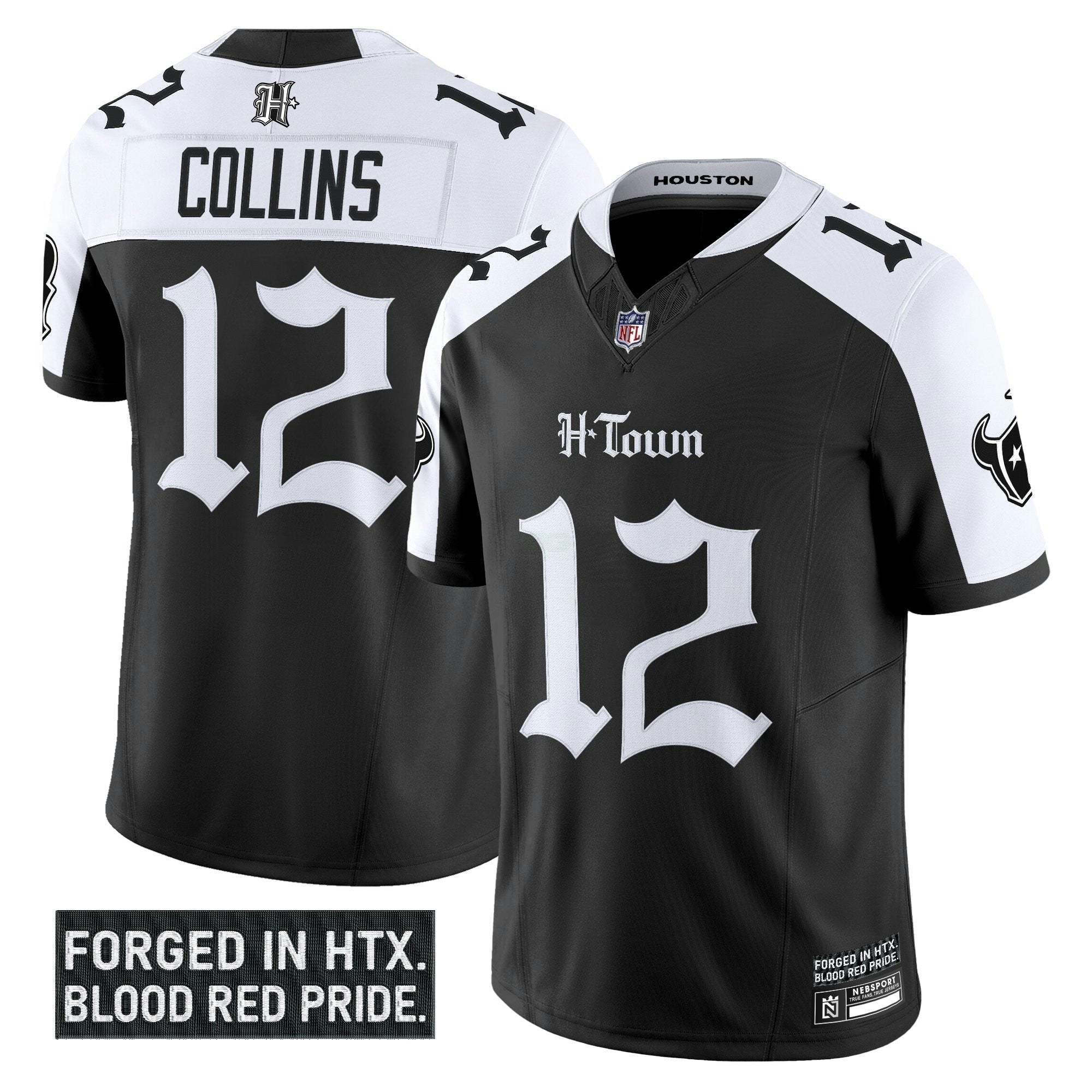 Camisa NFL Men’s Houston ‘Gothic Lone Star Shadows Edition’ Vapor Limited Jersey