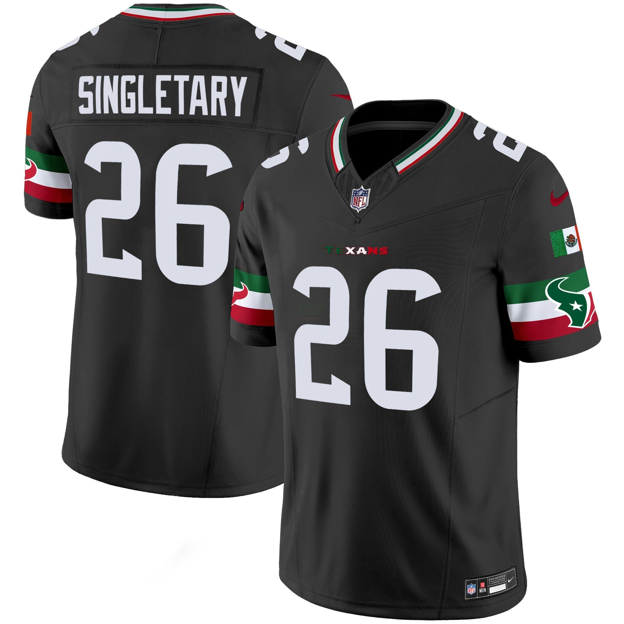 Camisa NFL Men’s Houston Mexico Vapor Limited Jersey