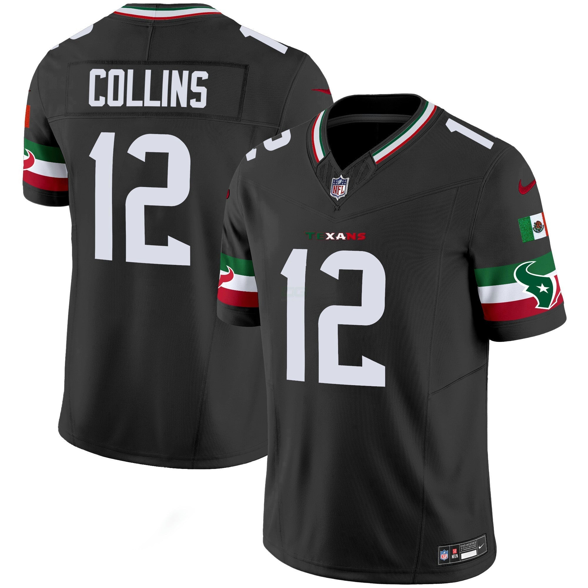 Camisa NFL Men’s Houston Mexico Vapor Limited Jersey
