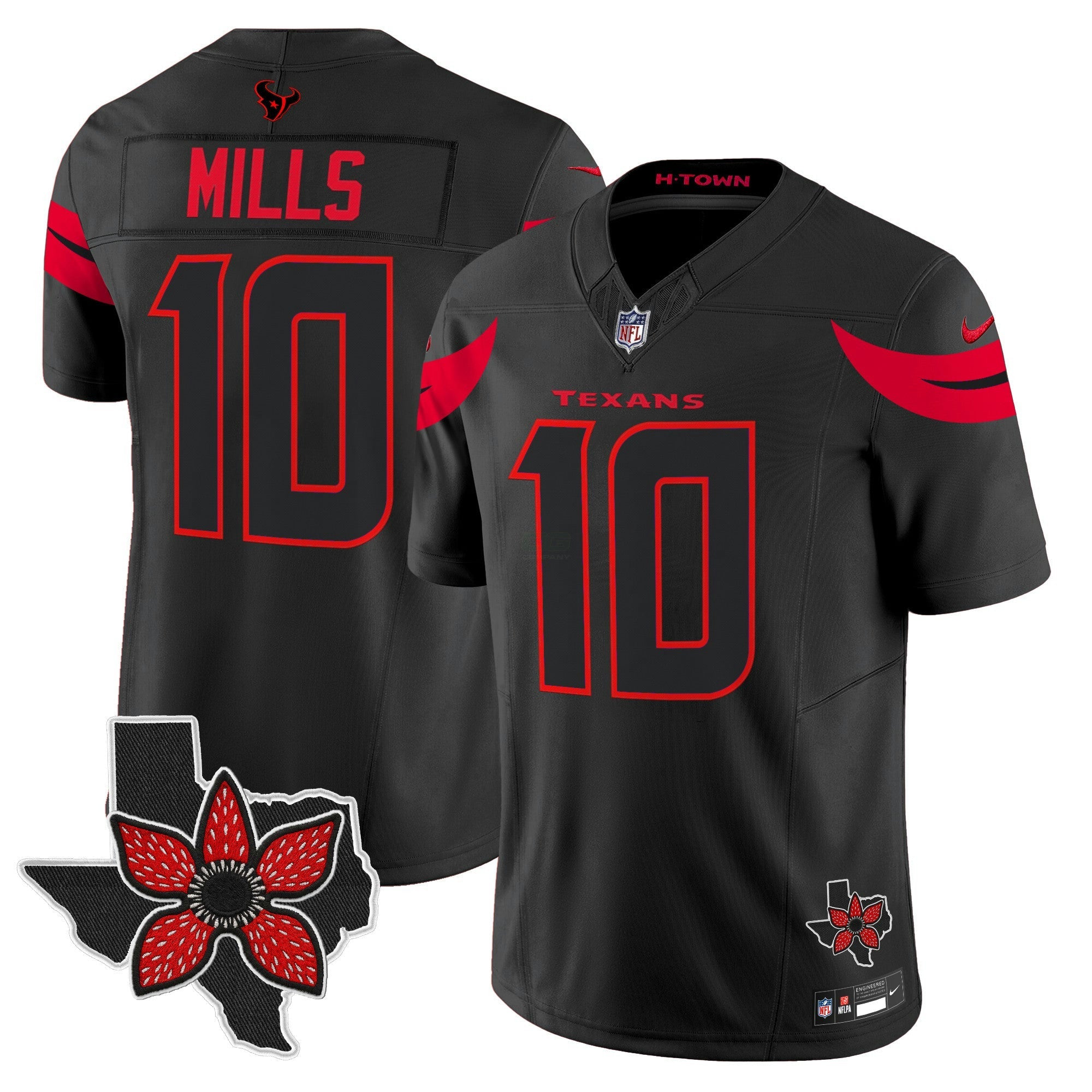 Camisa NFL Men’s Houston ‘Stranger Things Edition’ Vapor Limited Jersey