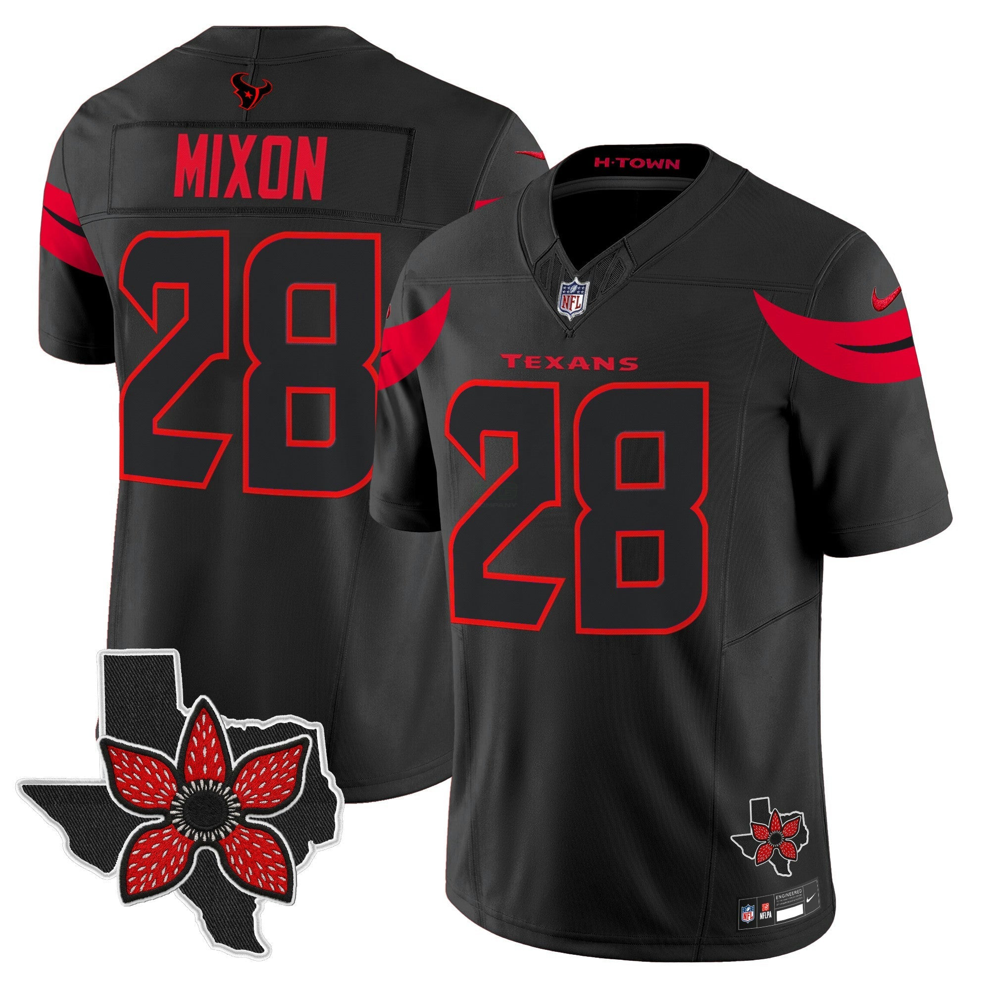 Camisa NFL Men’s Houston ‘Stranger Things Edition’ Vapor Limited Jersey