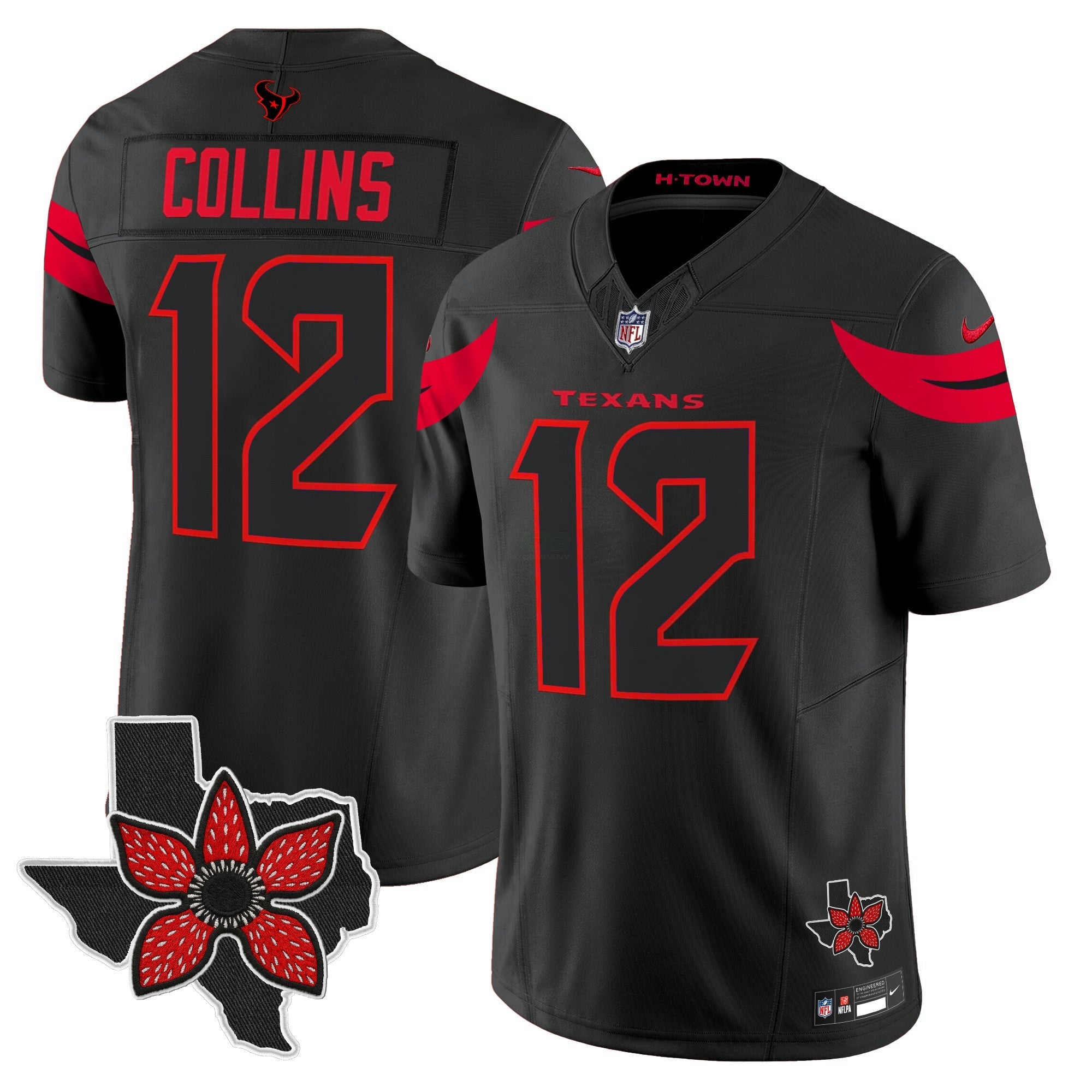 Camisa NFL Men’s Houston ‘Stranger Things Edition’ Vapor Limited Jersey