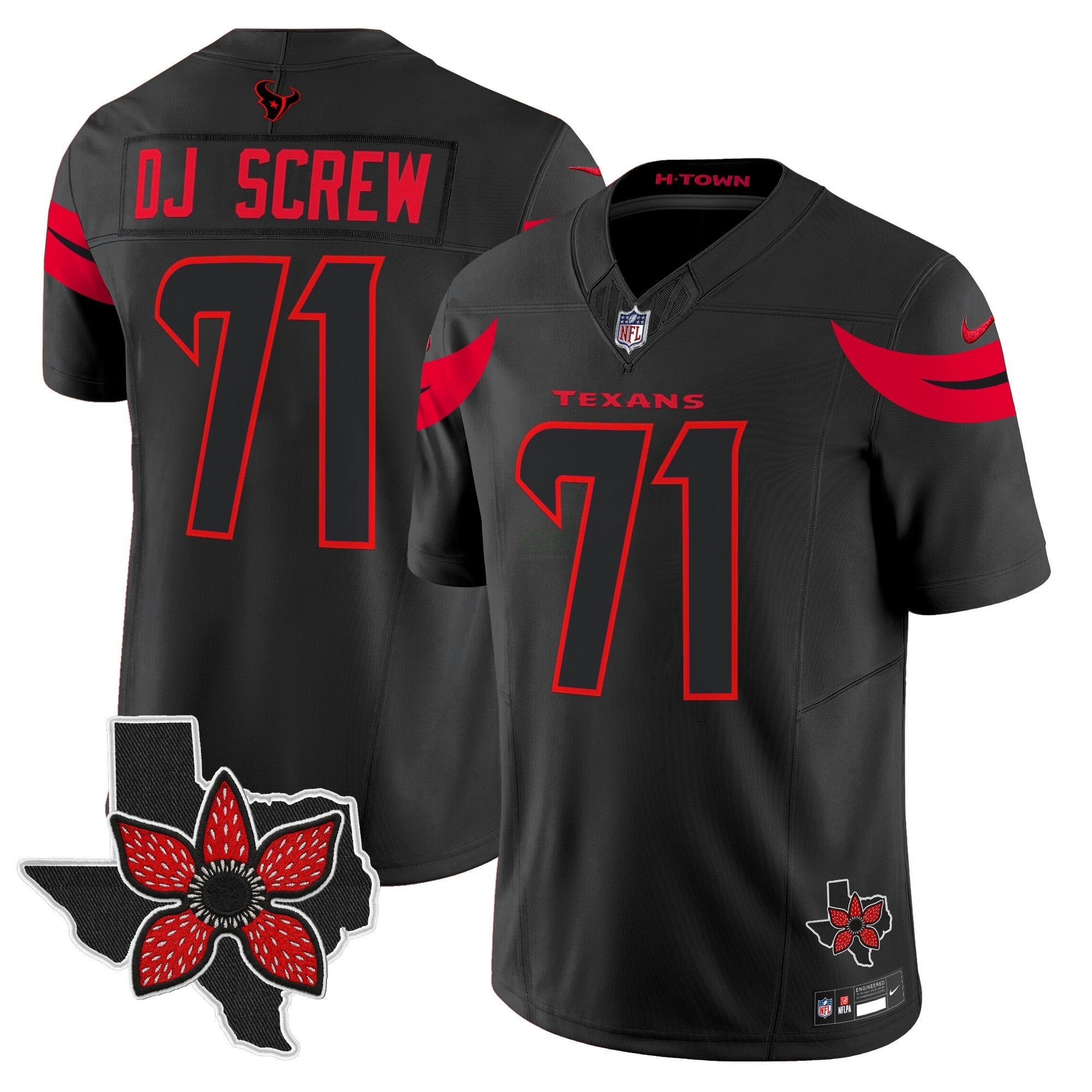 Camisa NFL Men’s Houston ‘Stranger Things Edition’ Vapor Limited Jersey