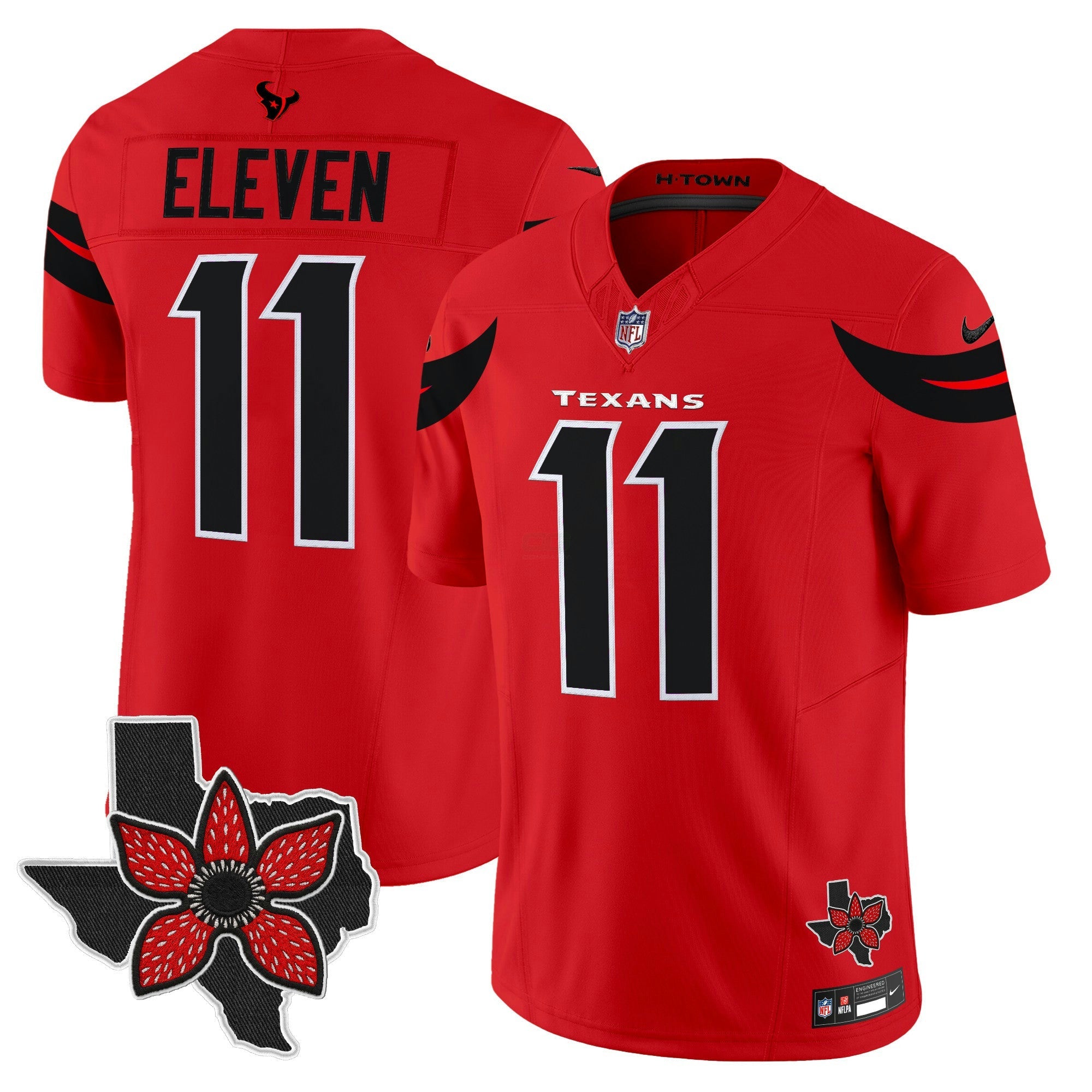 Camisa NFL Men’s Houston ‘Stranger Things Edition’ Vapor Limited Jersey