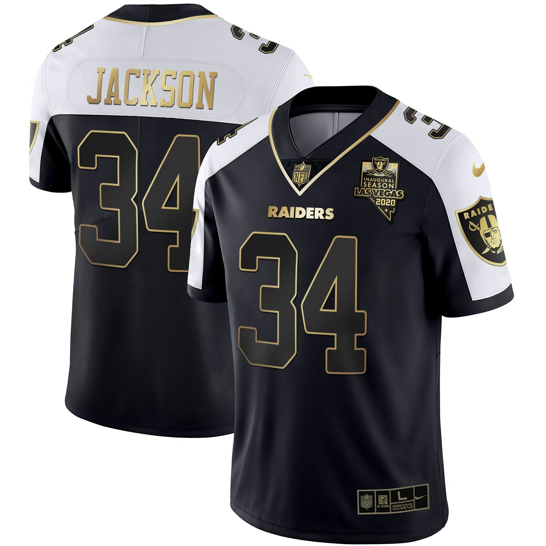 Camisa NFL Men’s Inaugural Season Patch Dourada & Split