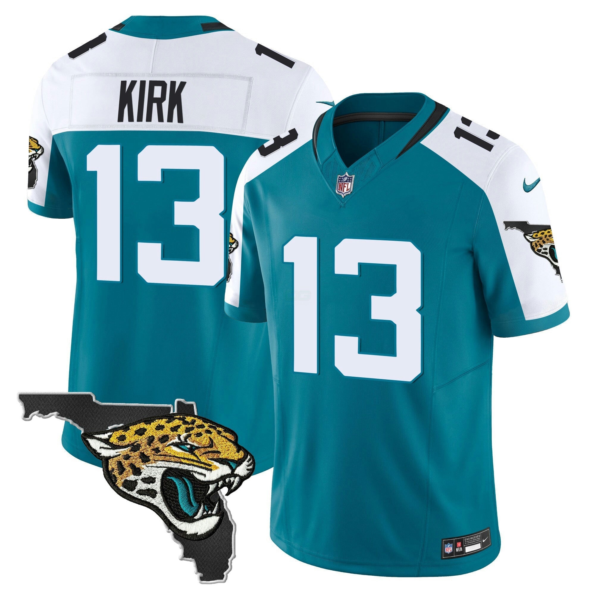 Camisa NFL Men’s Jacksonville Florida Patch Vapor Jersey