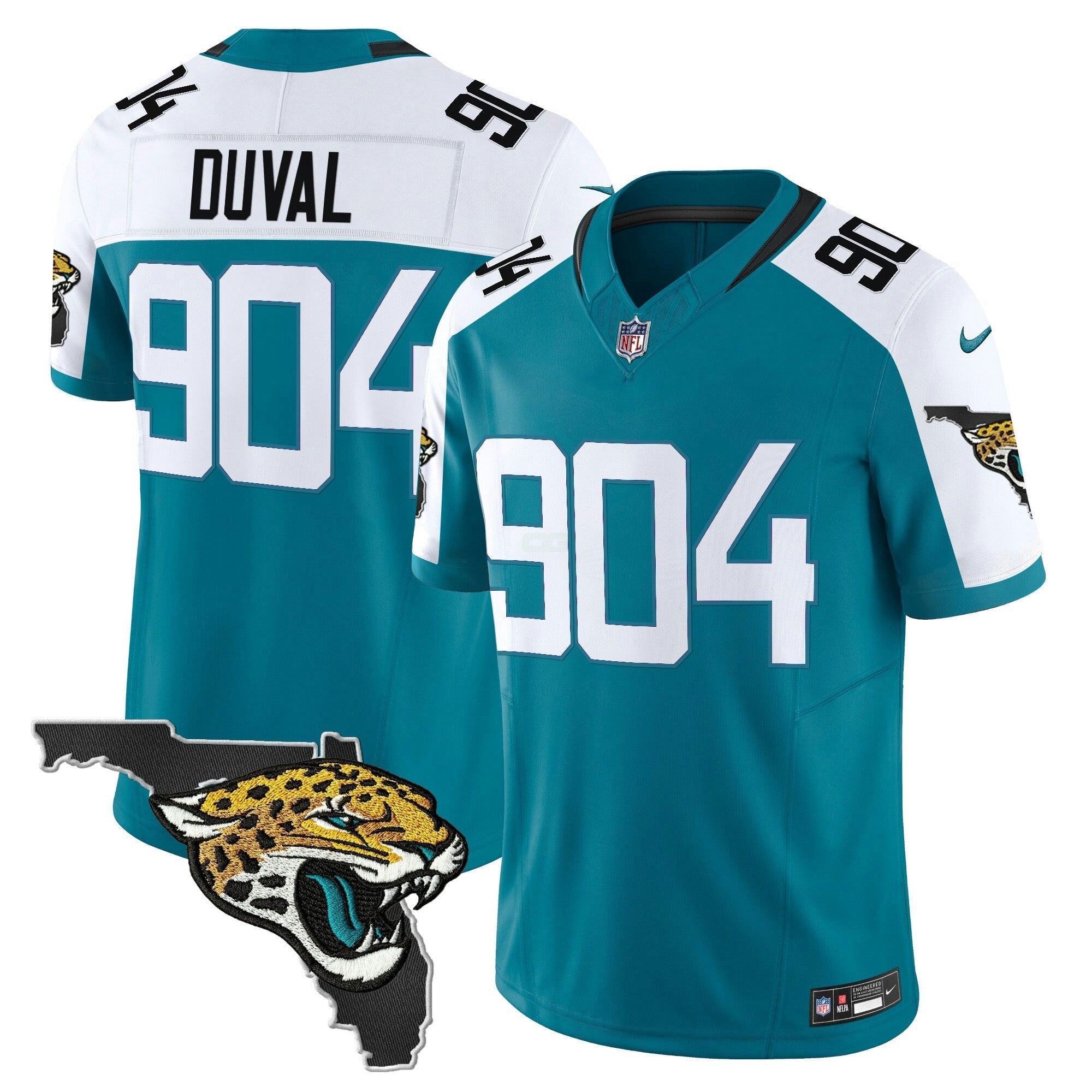Camisa NFL Men’s Jacksonville Florida Patch Vapor Jersey