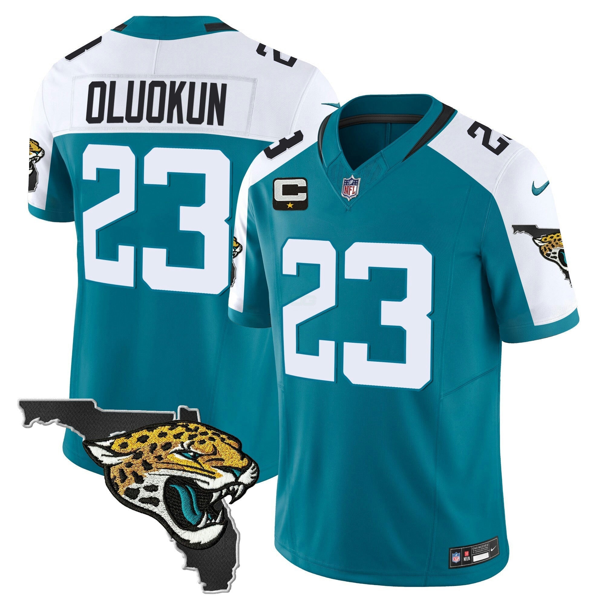 Camisa NFL Men’s Jacksonville Florida Patch Vapor Jersey