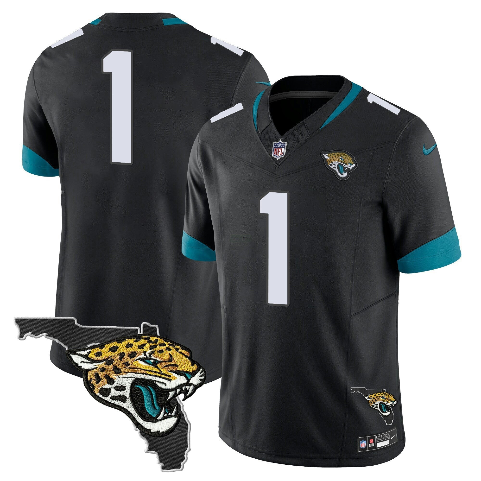 Camisa NFL Men’s Jacksonville Florida Patch Vapor Jersey