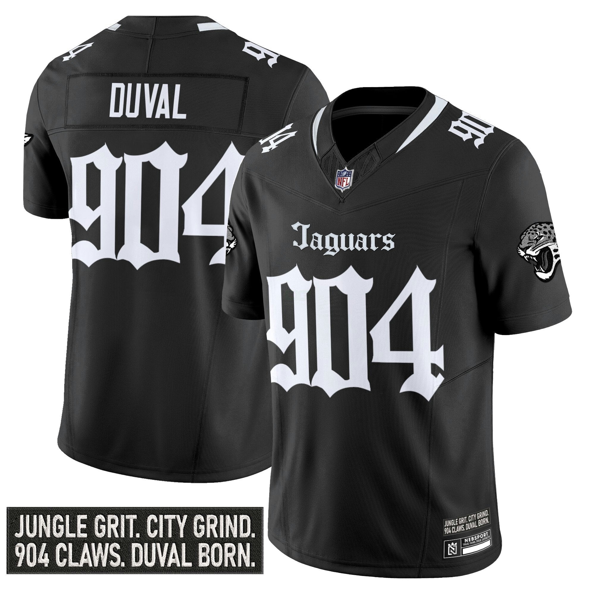 Camisa NFL Men’s Jacksonville ‘Gothic Duvall Shadows Edition’ Vapor Jersey