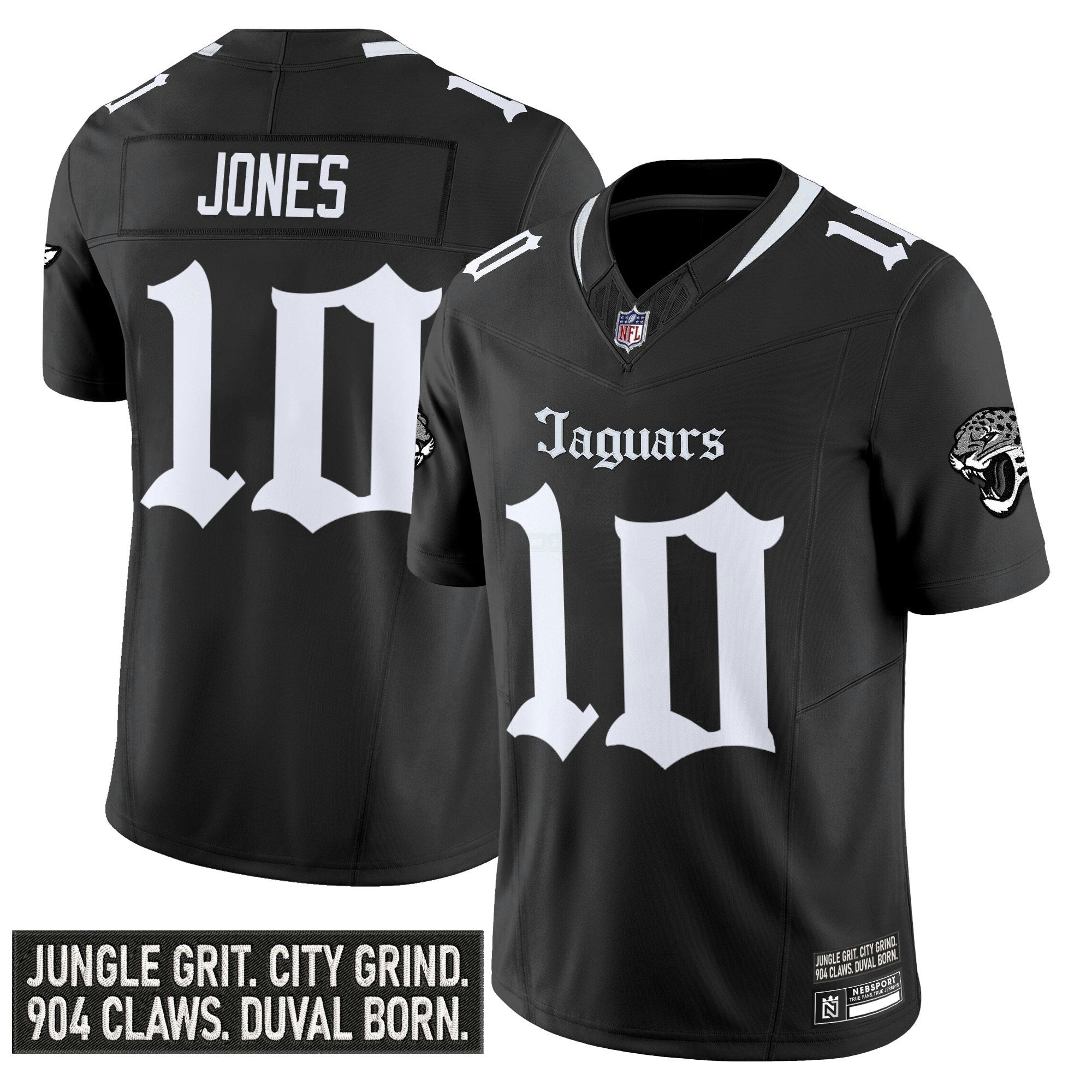 Camisa NFL Men’s Jacksonville ‘Gothic Duvall Shadows Edition’ Vapor Jersey