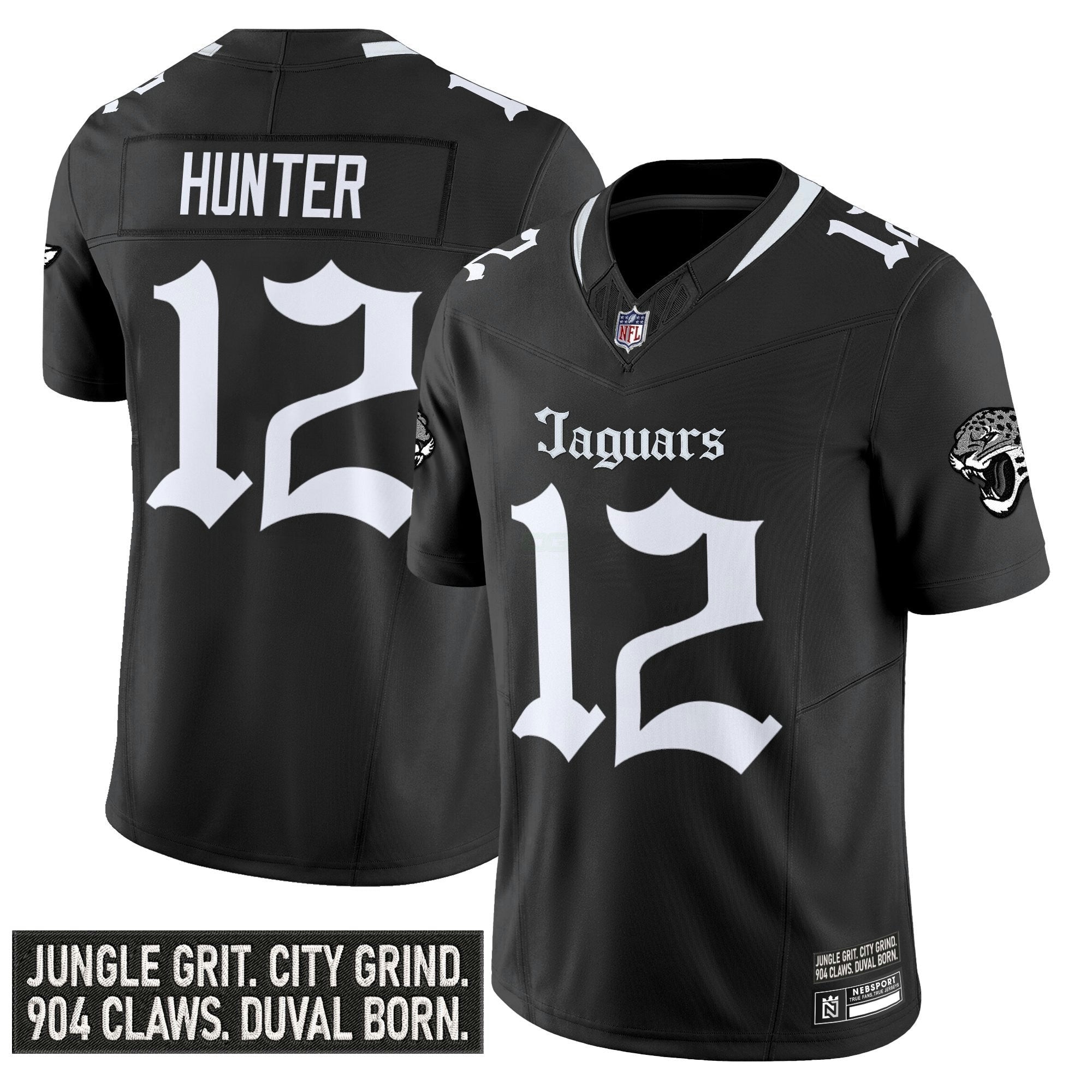 Camisa NFL Men’s Jacksonville ‘Gothic Duvall Shadows Edition’ Vapor Jersey