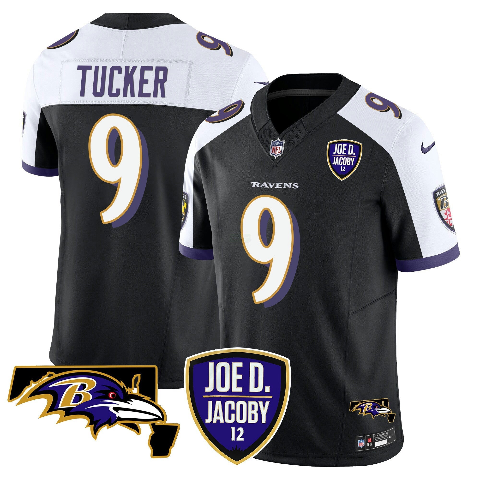 Camisa NFL Men’s Joe D & Jacoby Patch Vapor Limited Jersey
