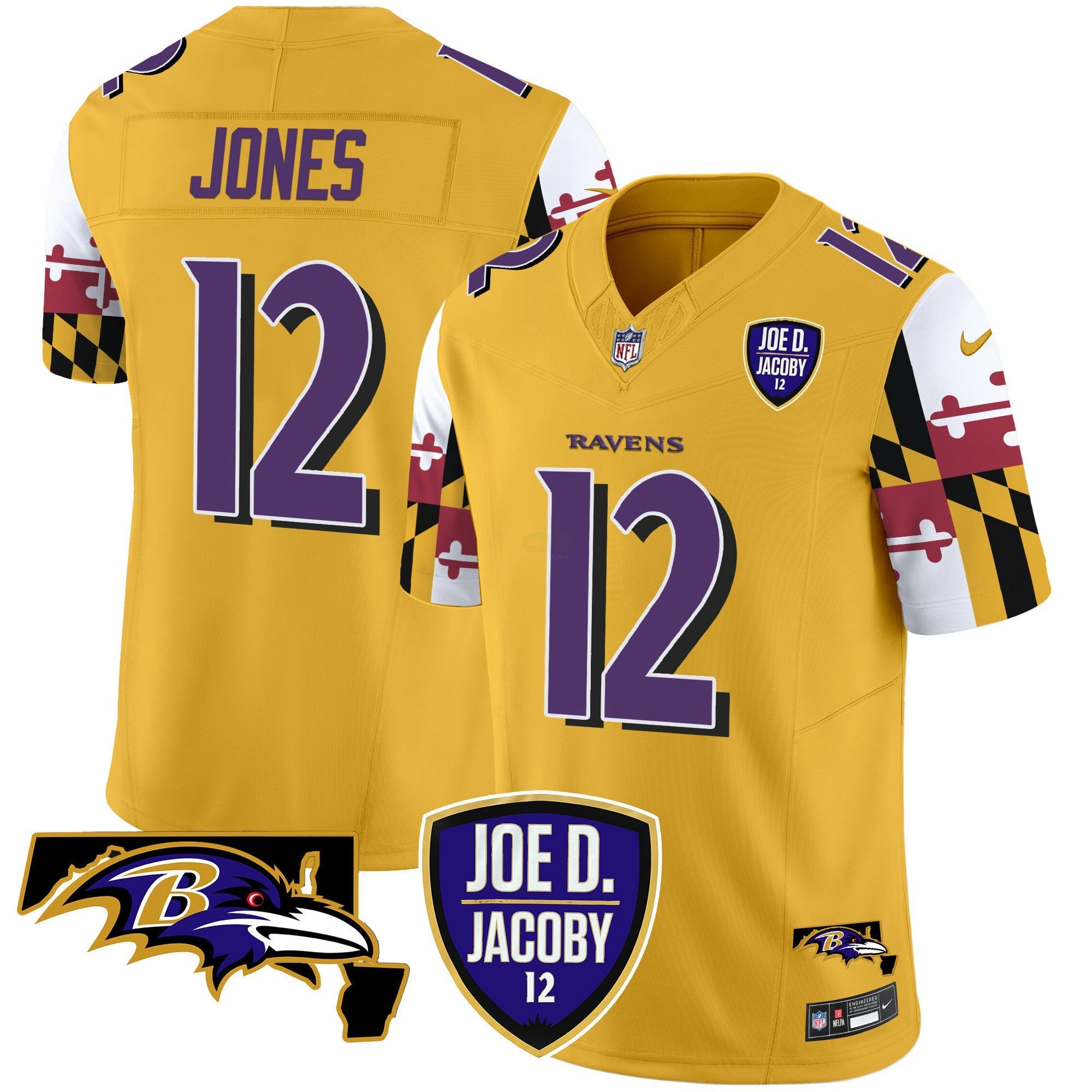 Camisa NFL Men’s Joe D & Jacoby Patch Vapor Limited Jersey V2