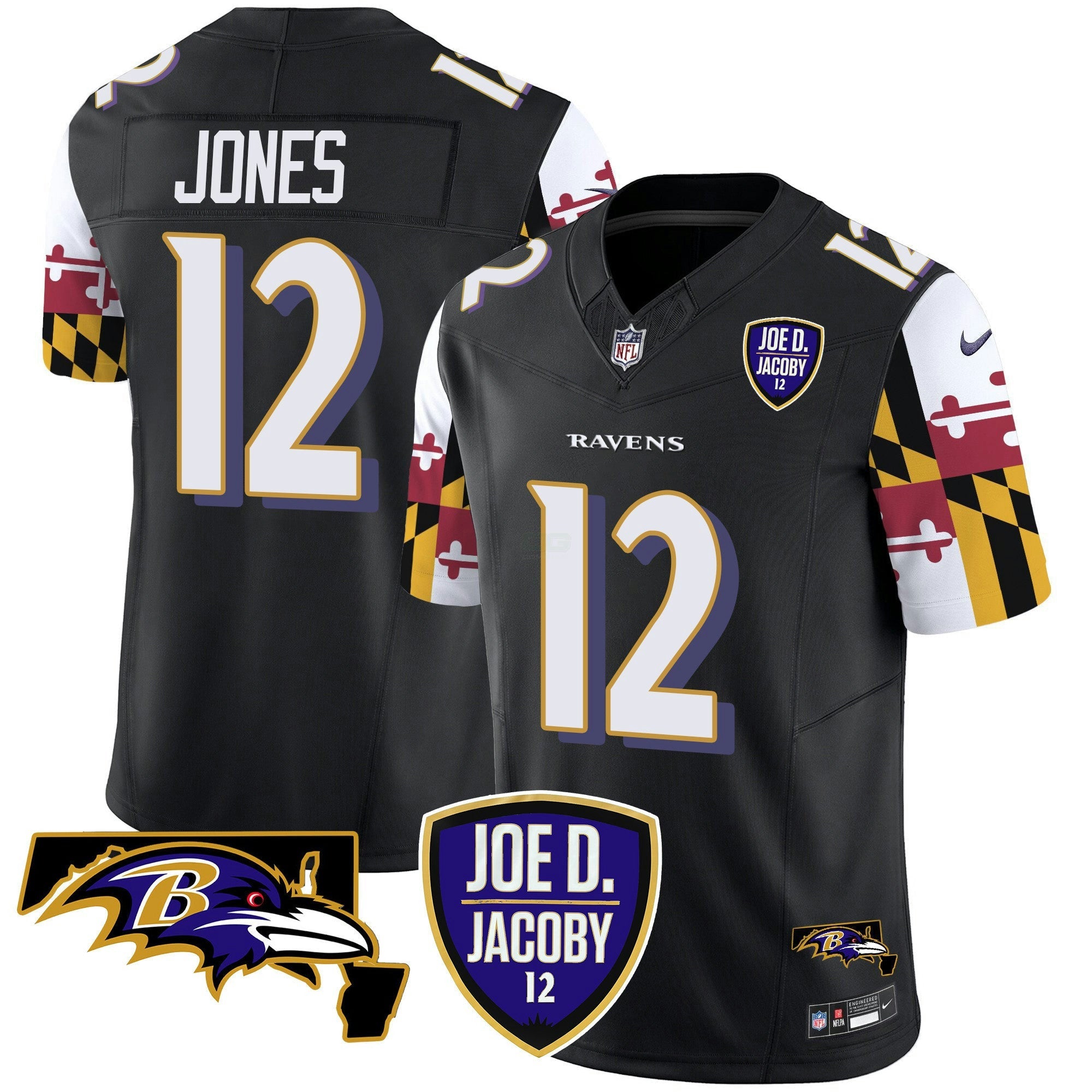 Camisa NFL Men’s Joe D & Jacoby Patch Vapor Limited Jersey V2