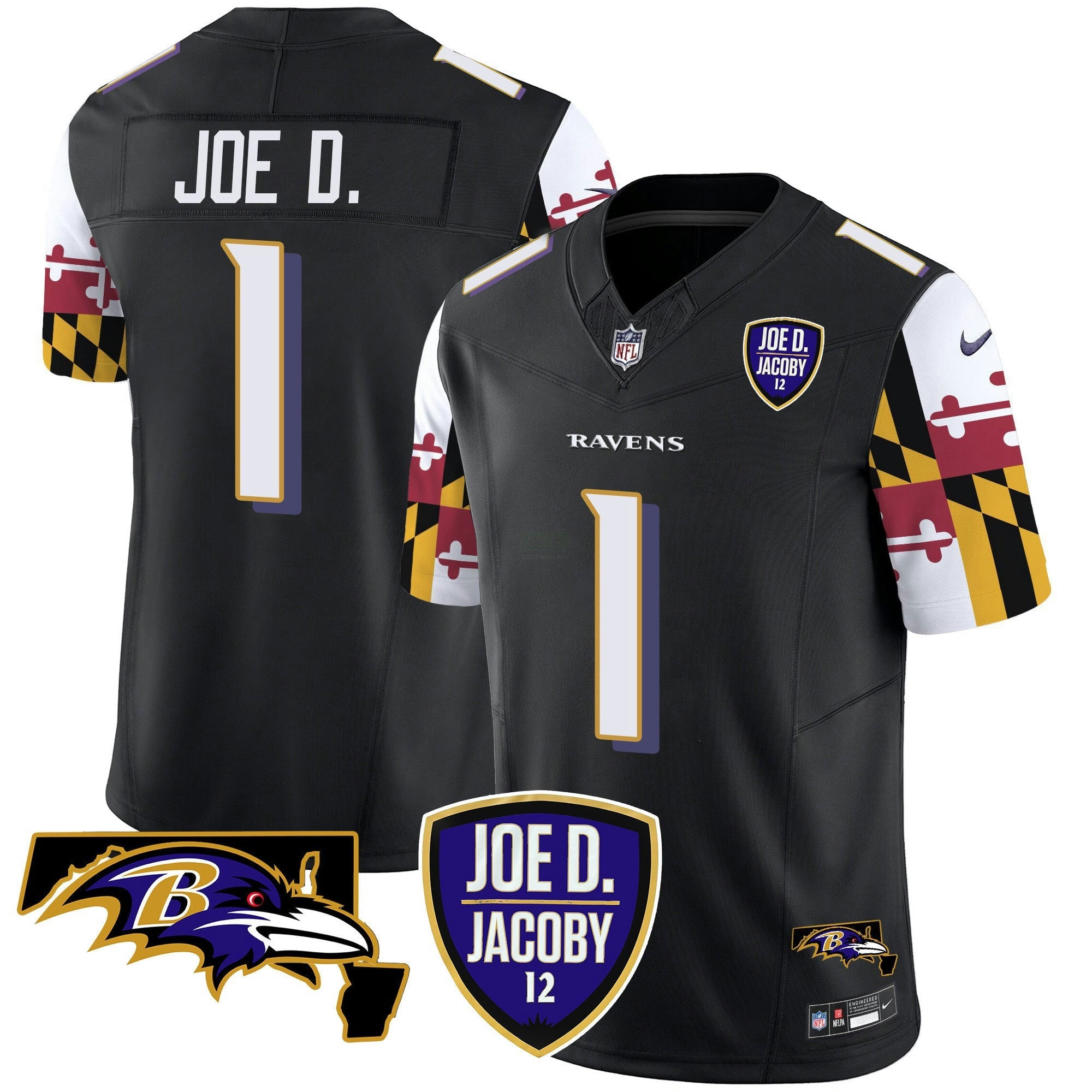 Camisa NFL Men’s Joe D & Jacoby Patch Vapor Limited Jersey V2