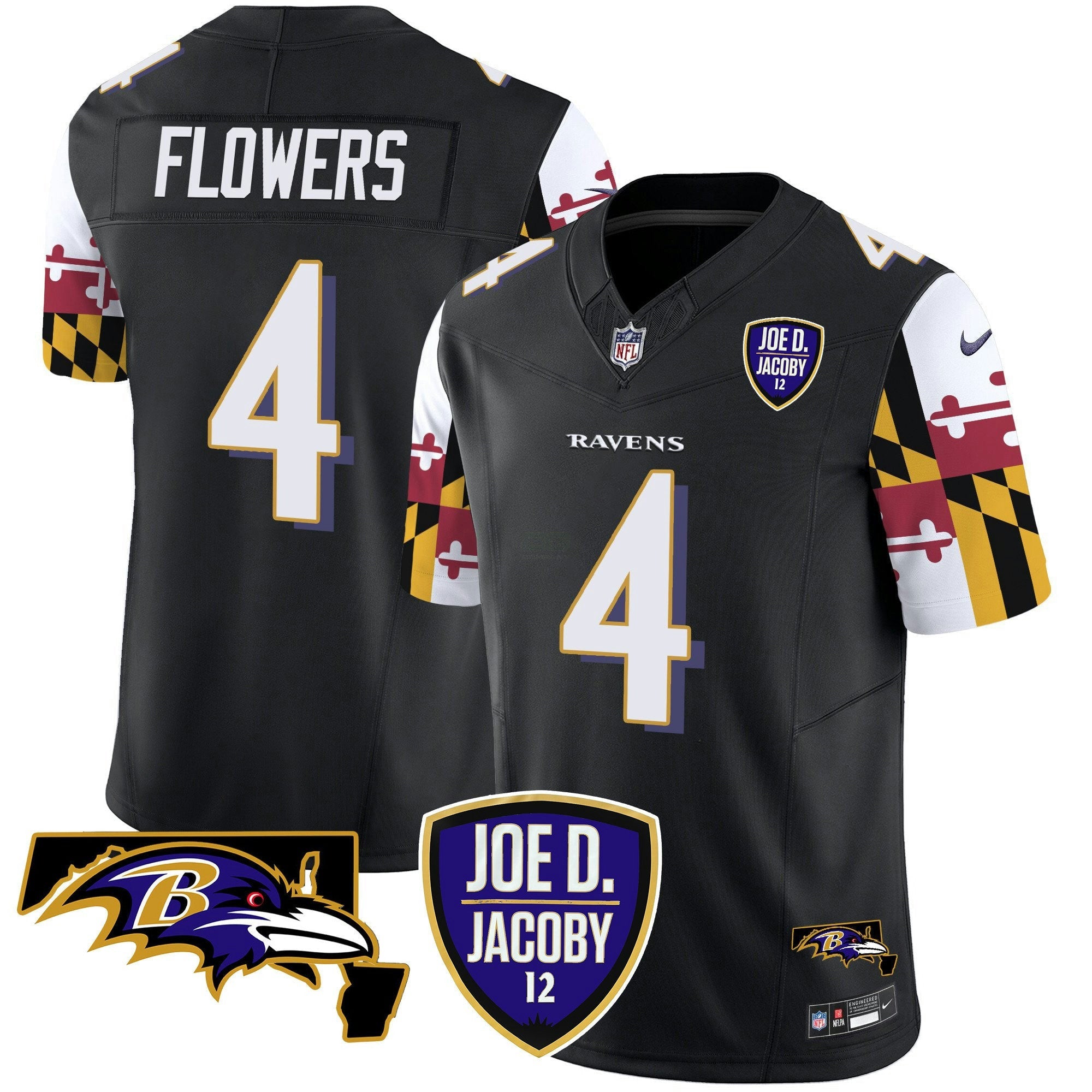 Camisa NFL Men’s Joe D & Jacoby Patch Vapor Limited Jersey V2