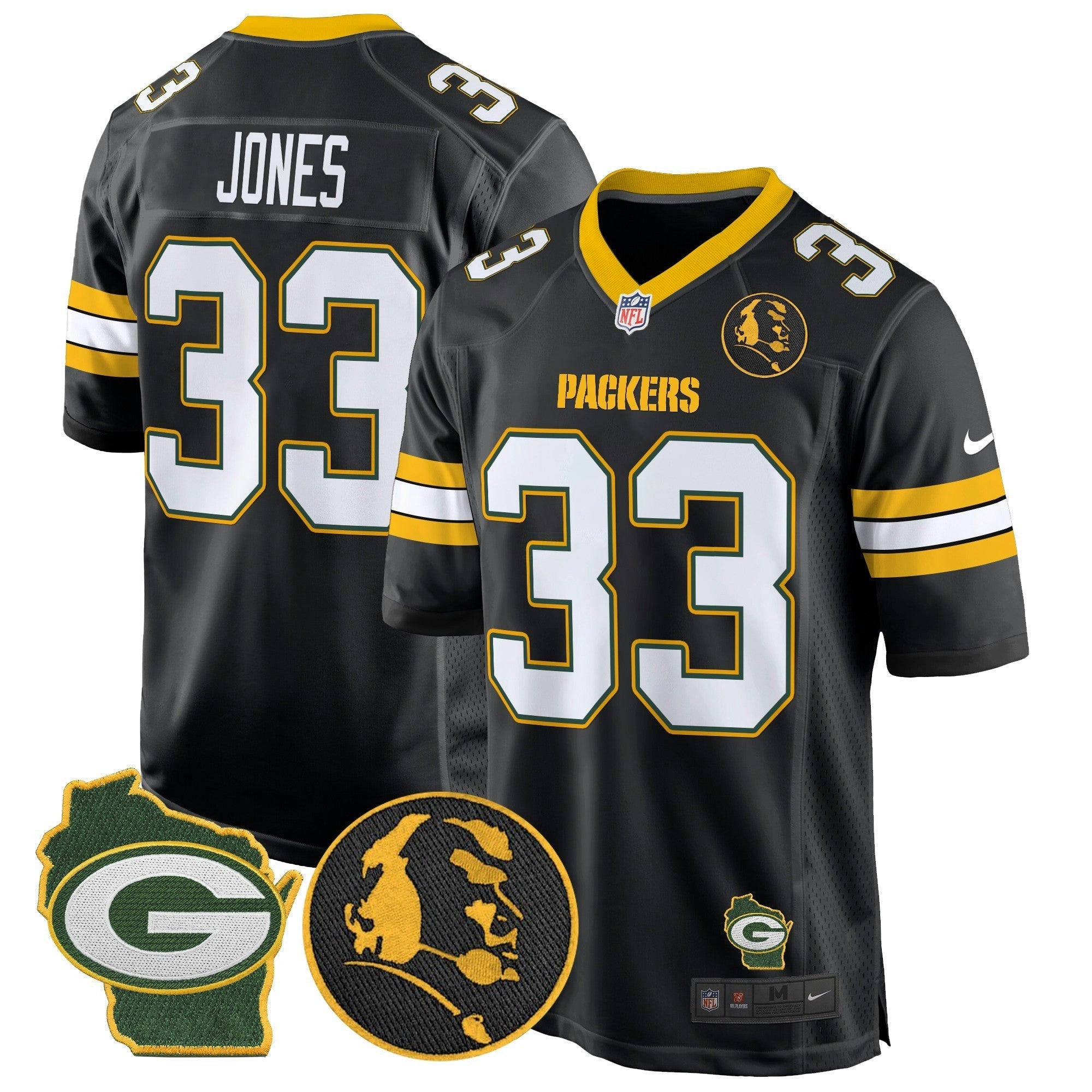 Camisa NFL Men’s John Madden & Home Patch Game Jersey