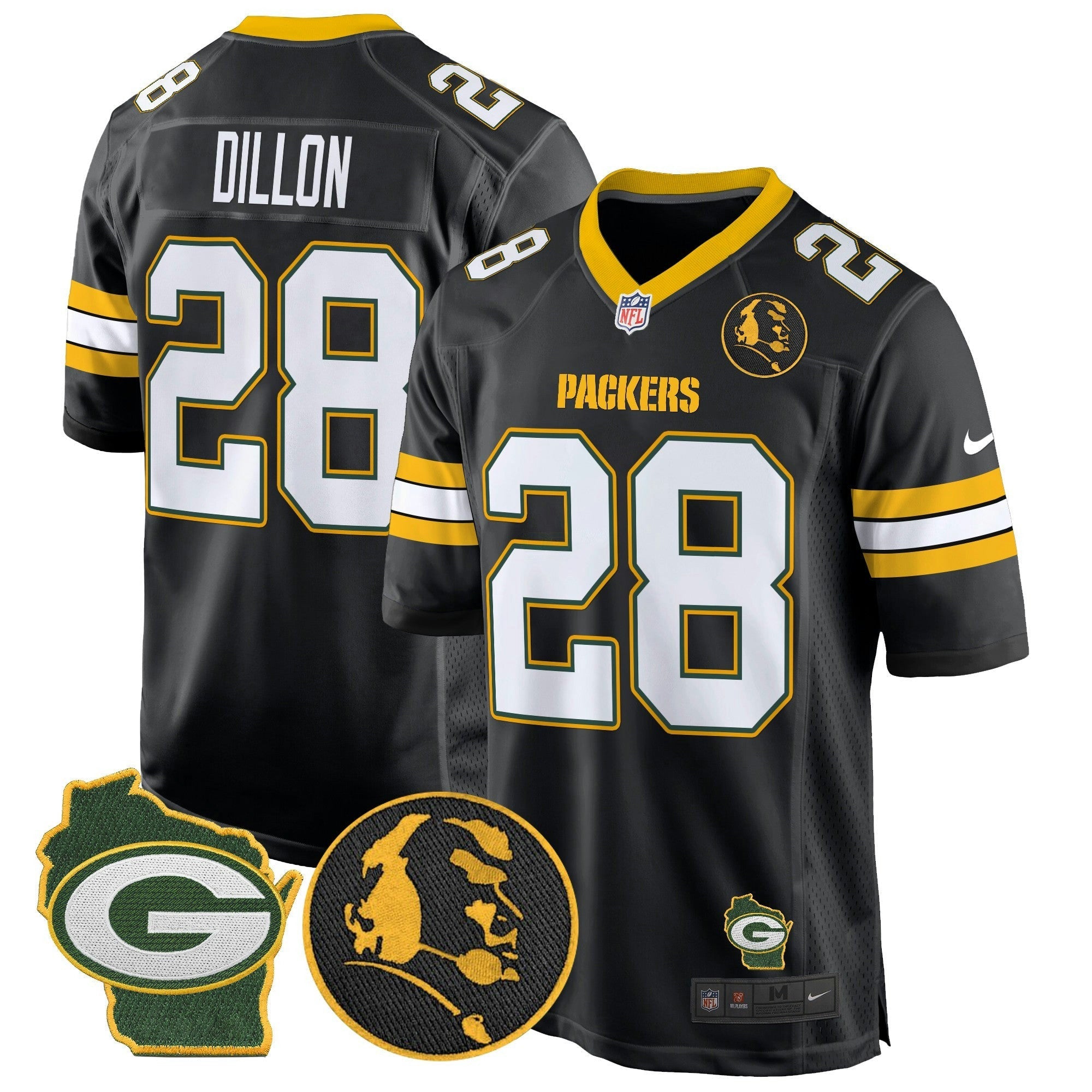 Camisa NFL Men’s John Madden & Home Patch Game Jersey