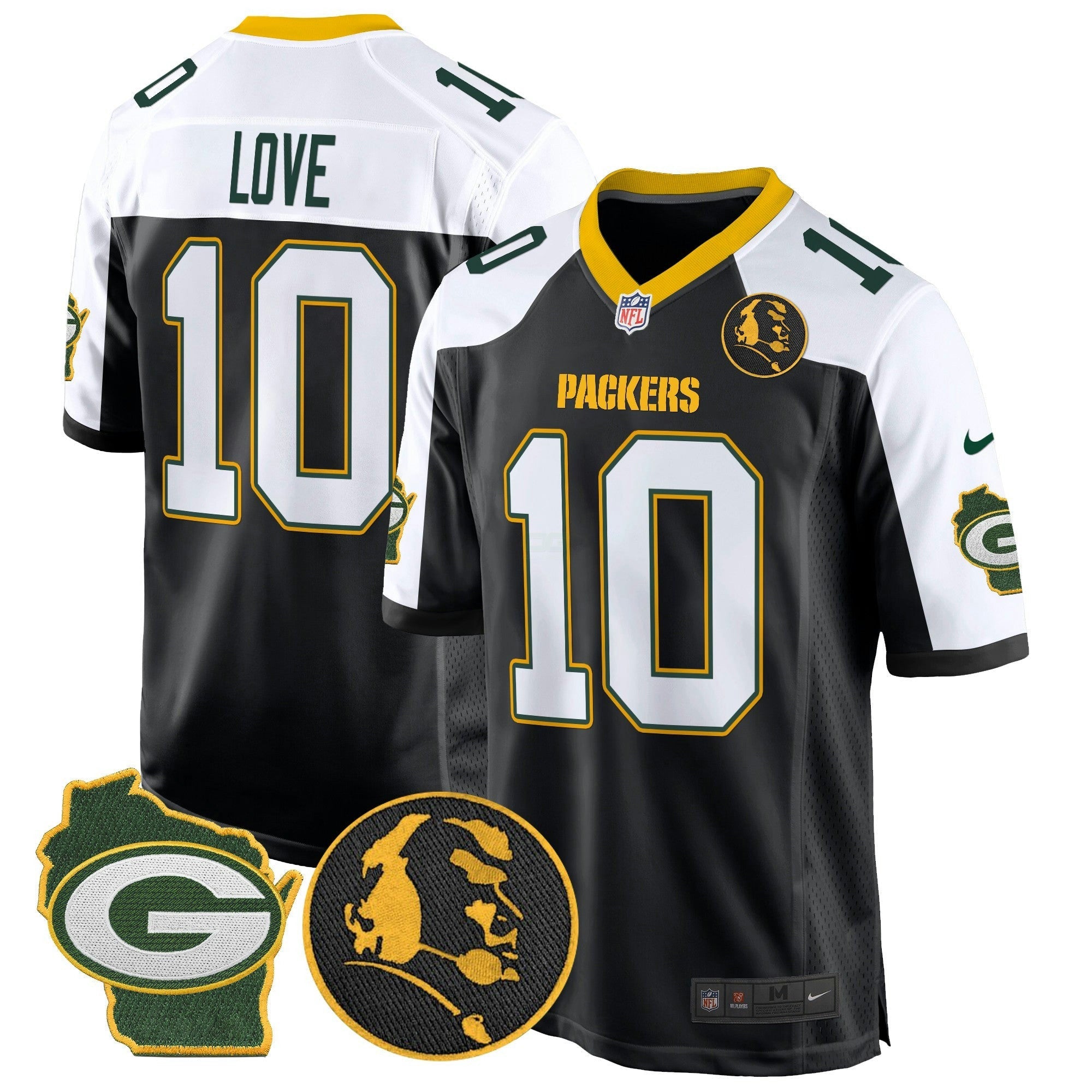 Camisa NFL Men’s John Madden & Home Patch Game Jersey