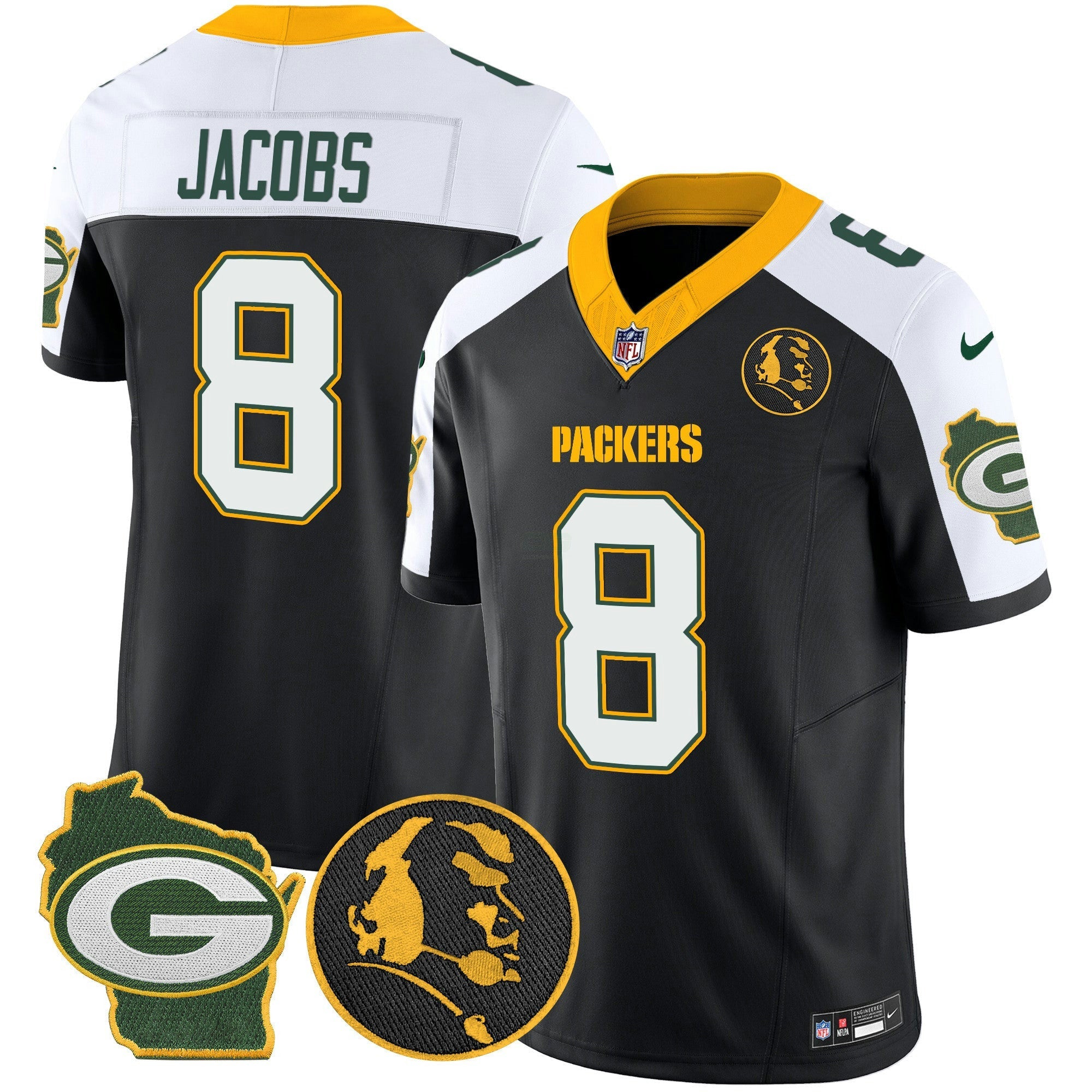 Camisa NFL Men’s John Madden & Home Patch Vapor Limited Jersey