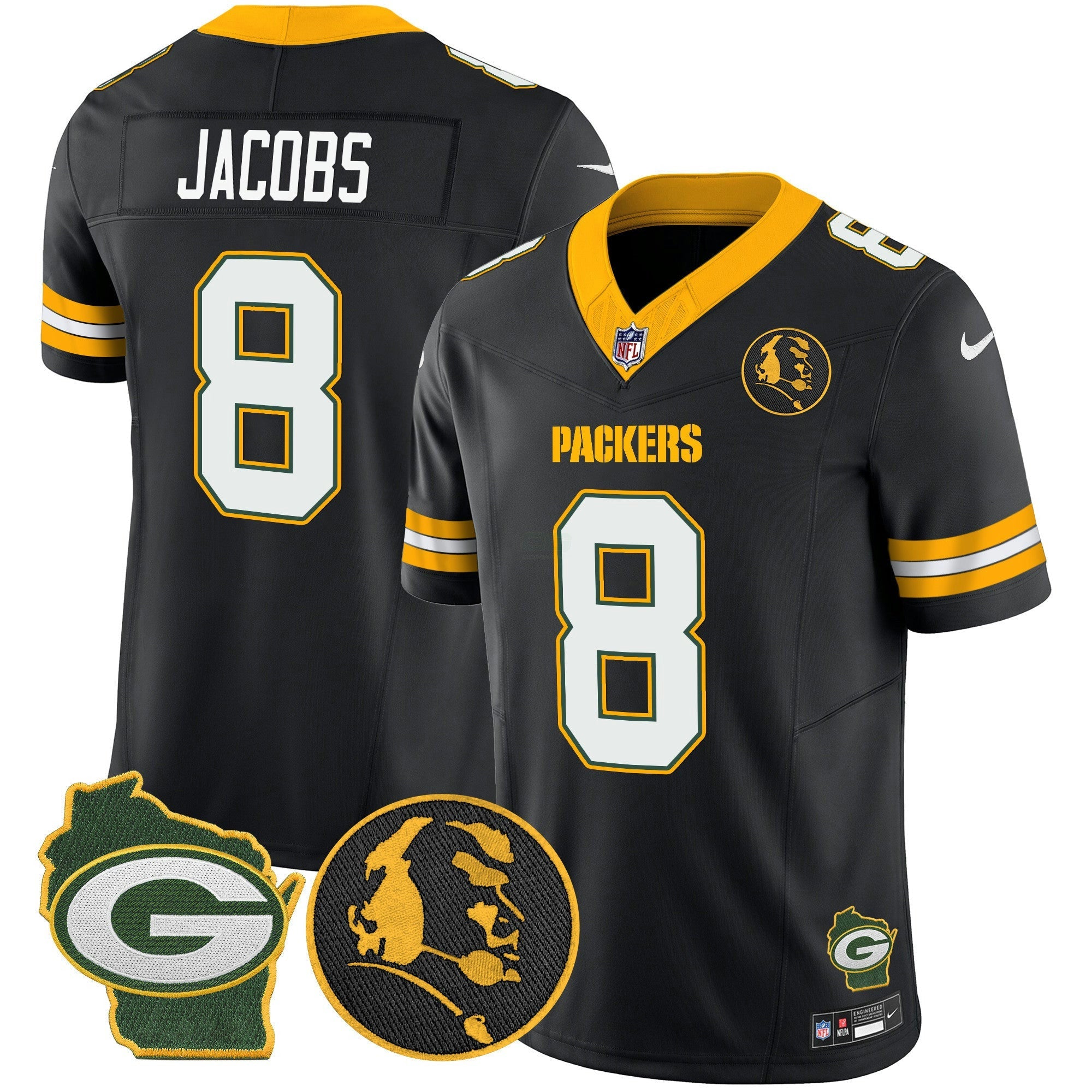 Camisa NFL Men’s John Madden & Home Patch Vapor Limited Jersey